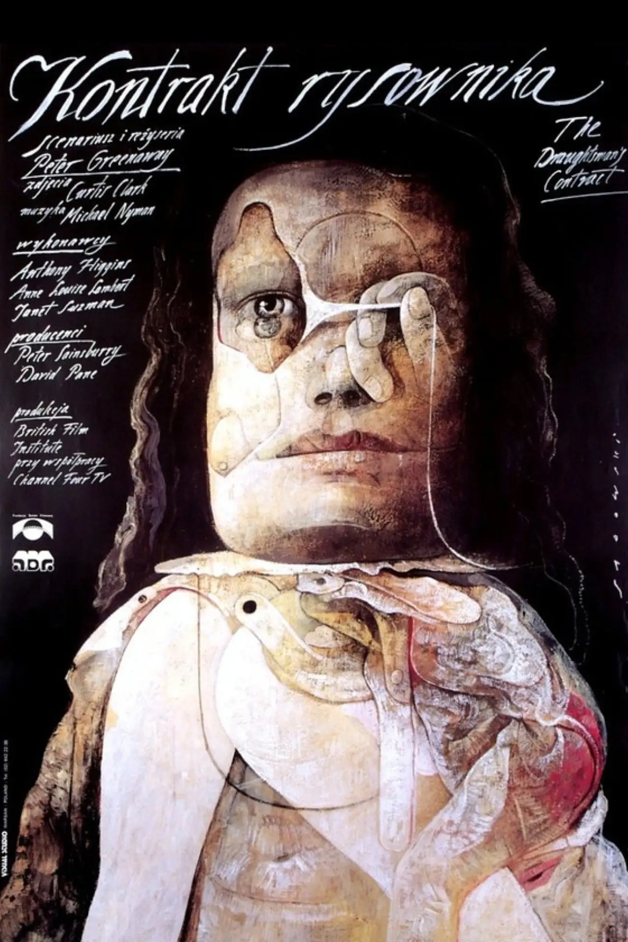 Plakat filmowy "Kontrakt rysownika"
