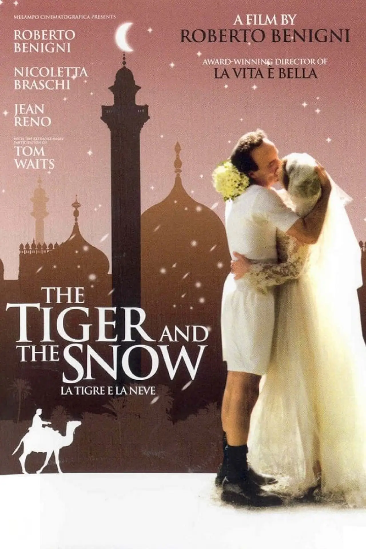 Plakat filmowy "Tygrys i śnieg"