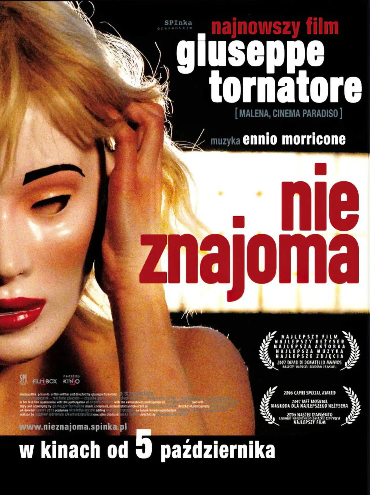 Plakat filmowy "Nieznajoma"