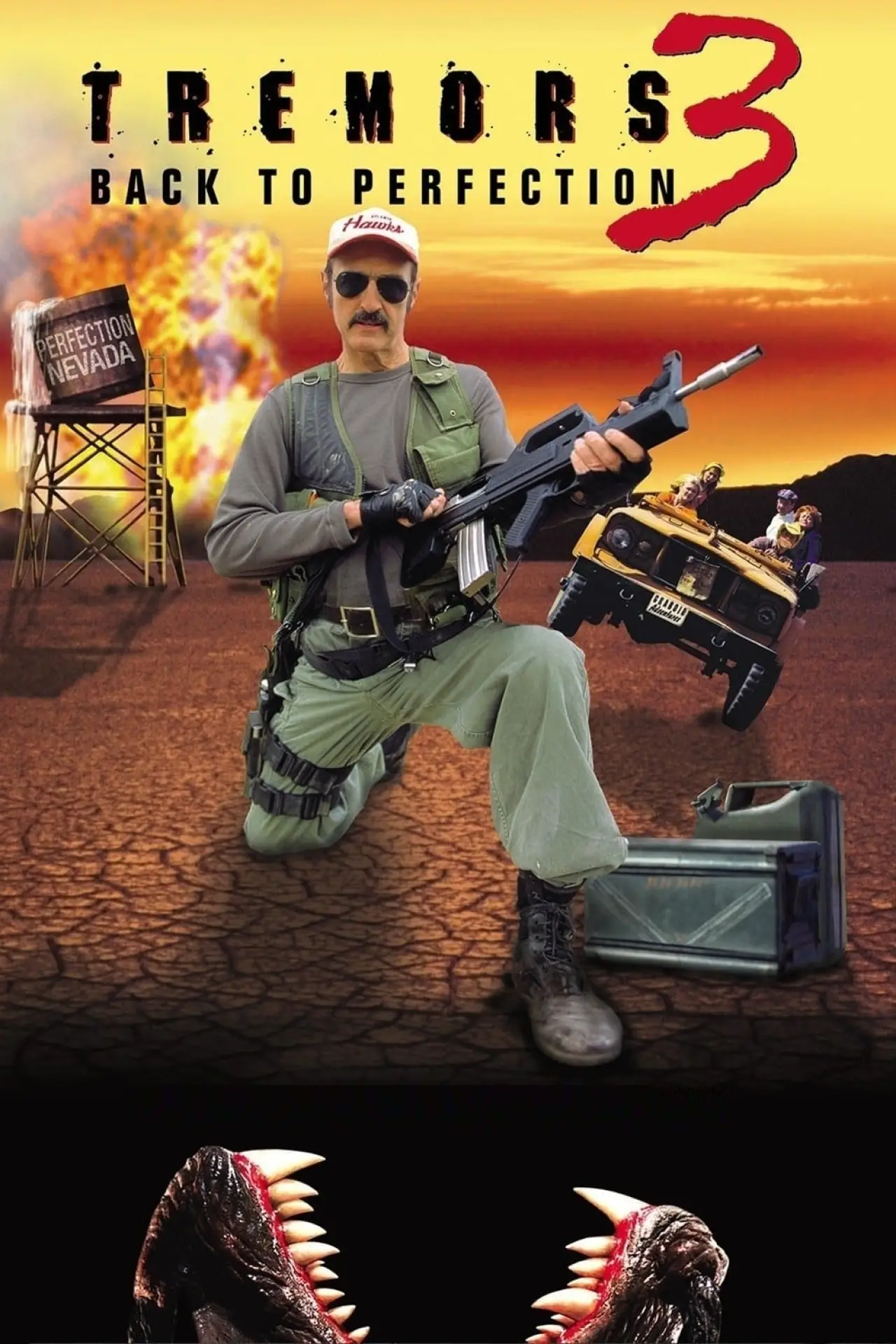 Plakat filmowy "Wstrząsy 3: Powrót do Perfekcji"