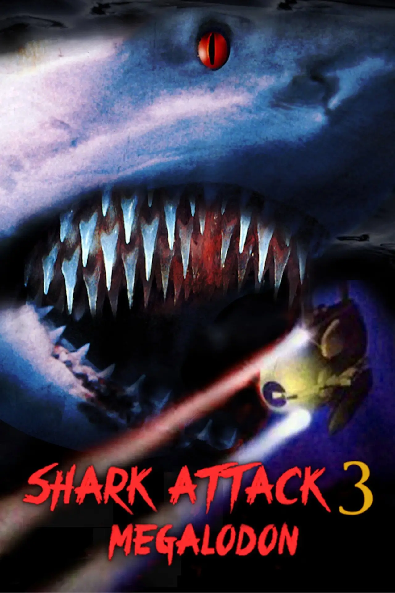 Plakat filmowy "Atak rekinów 3 Megalodon"
