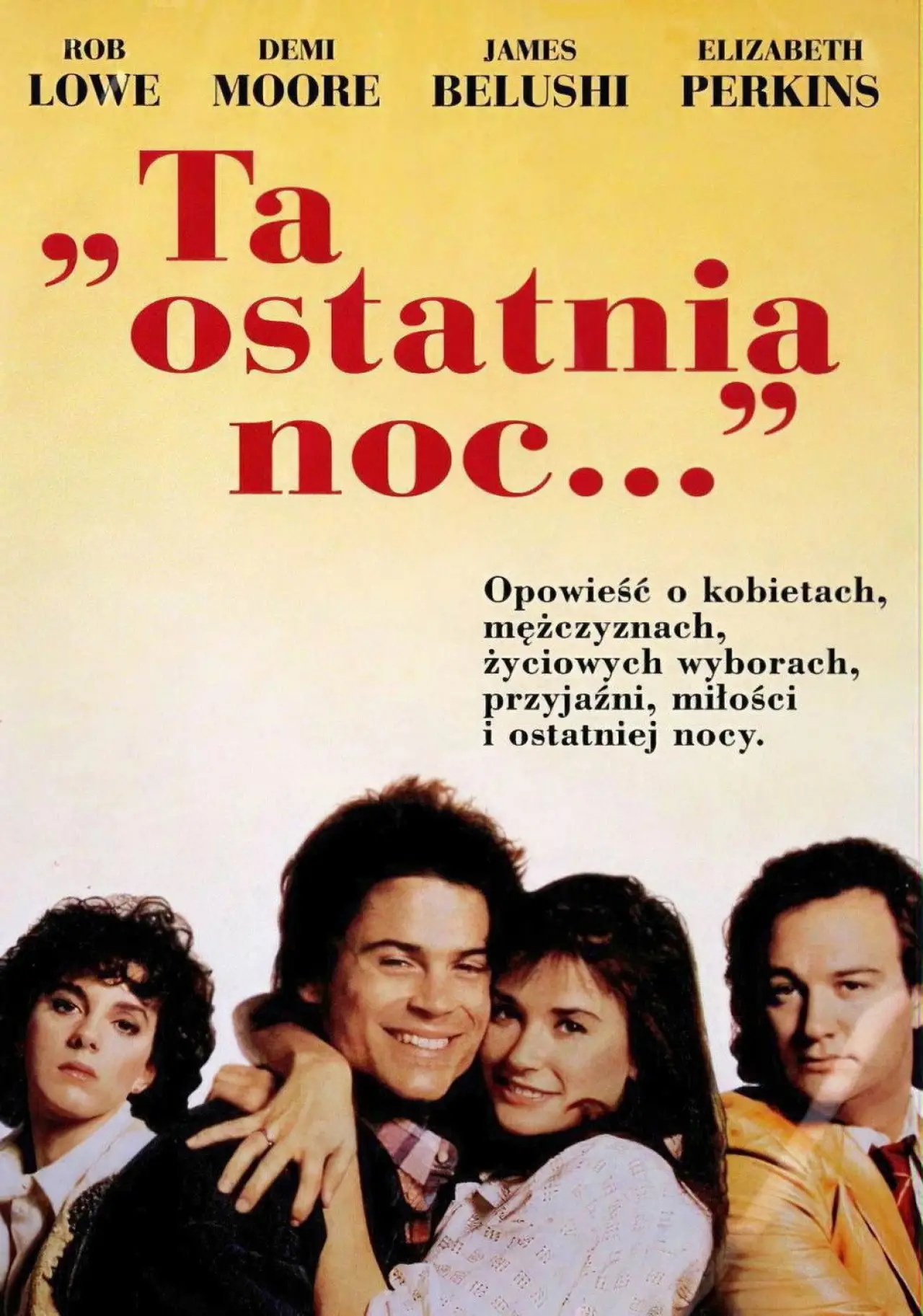 Plakat filmowy "Ta ostatnia noc"