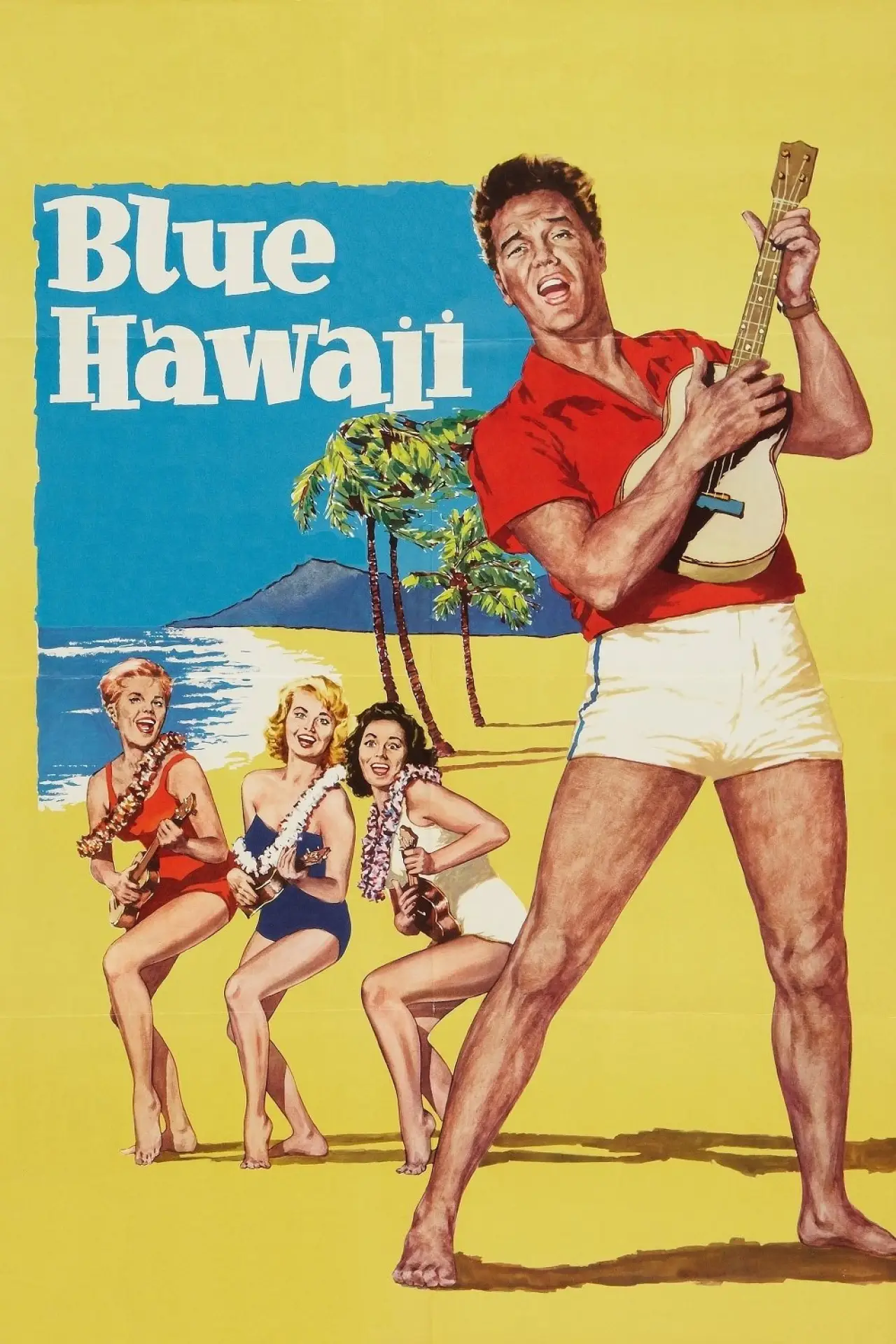 Plakat filmowy "Błękitne Hawaje"