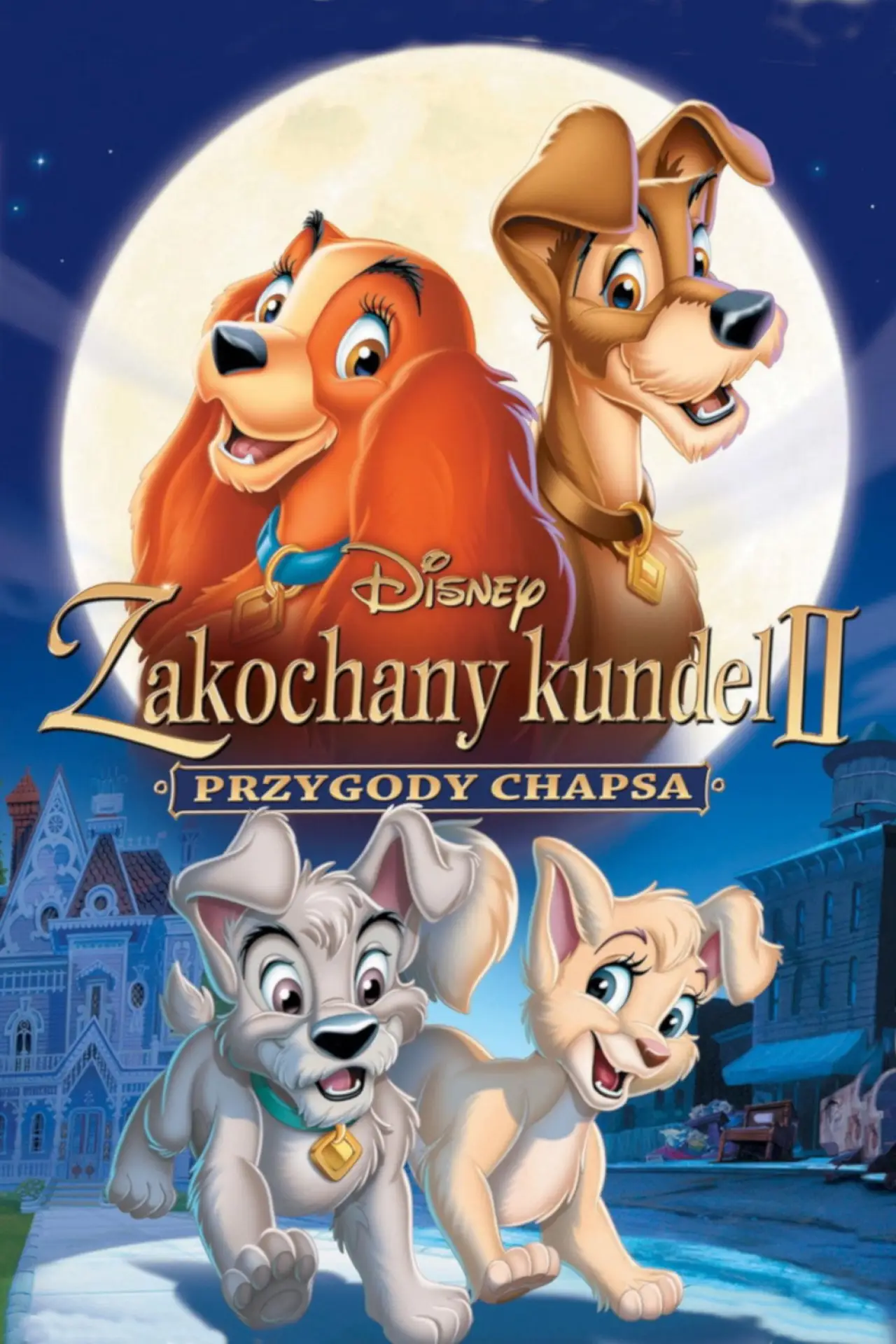 Plakat filmowy "Zakochany kundel II: Przygody Chapsa"