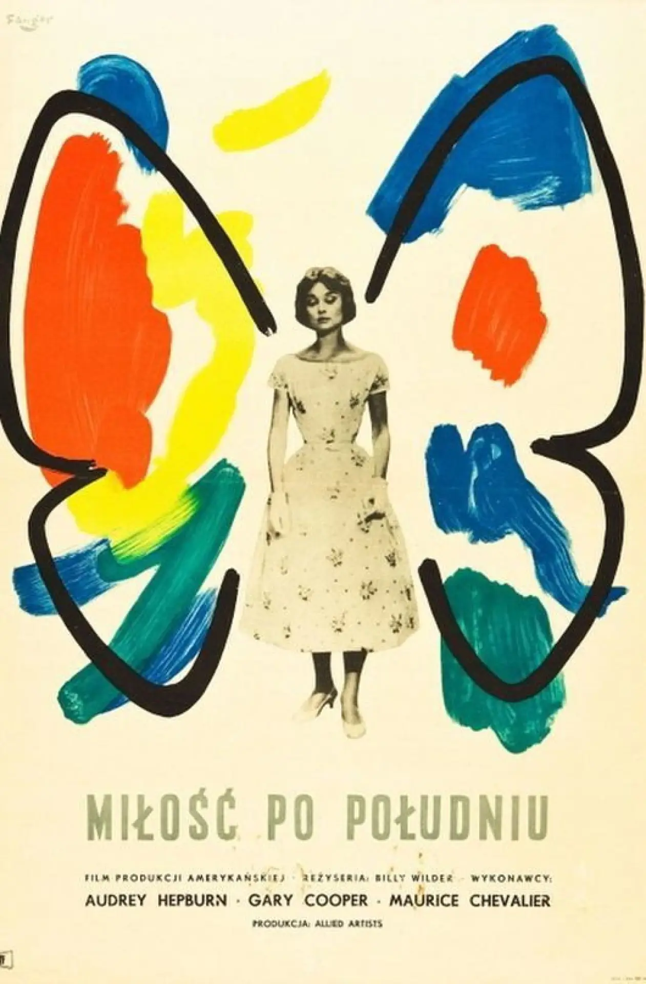 Plakat filmowy "Miłość po południu"