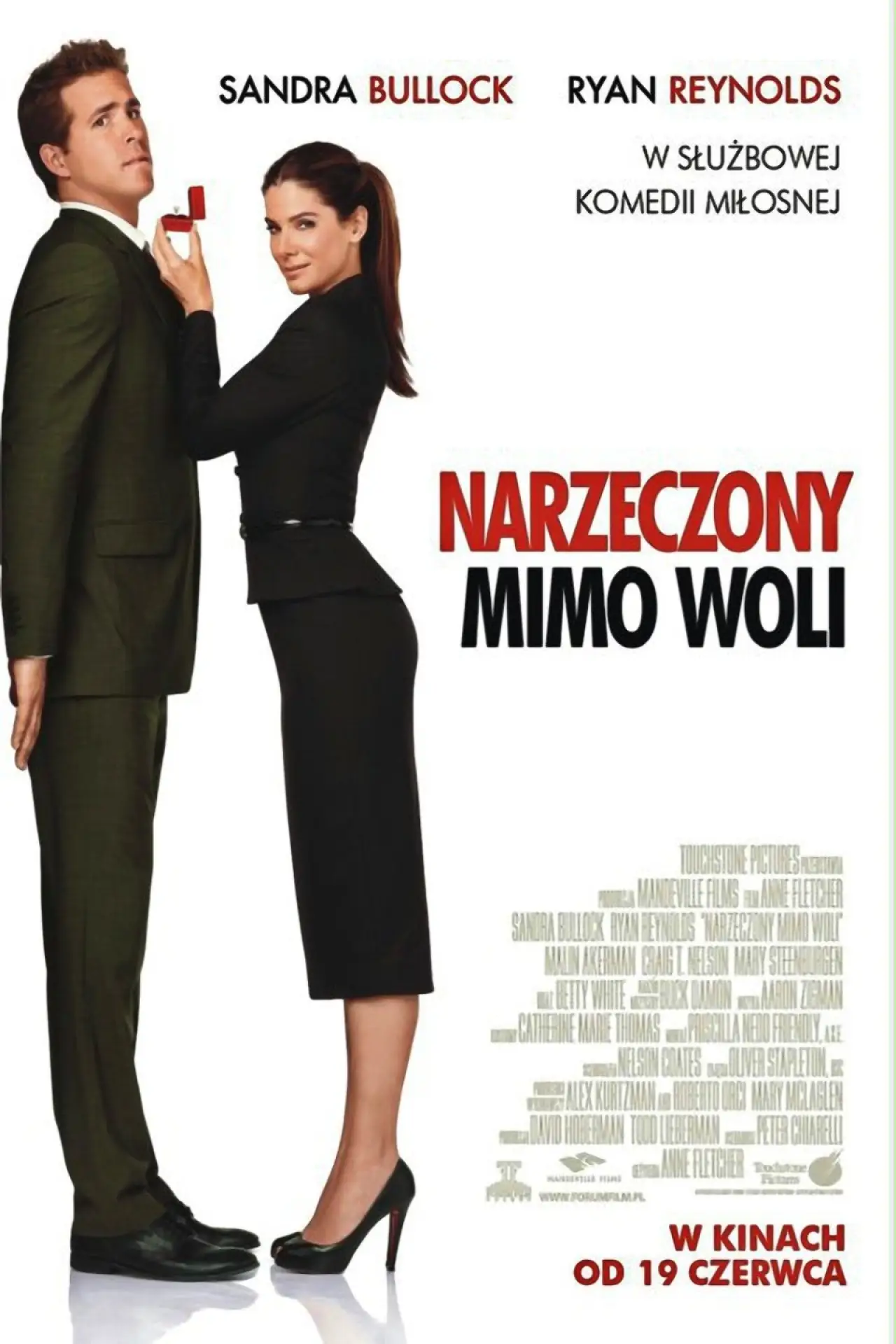 Plakat filmowy "Narzeczony mimo woli"