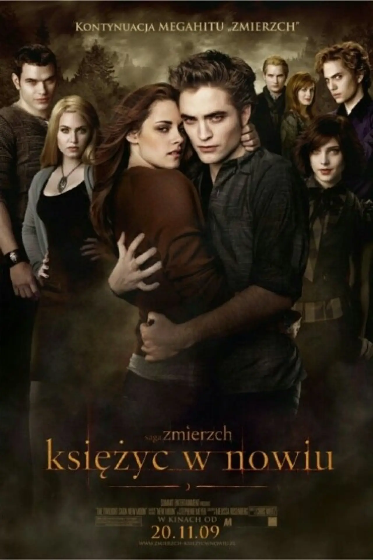 Plakat filmowy "Saga „Zmierzch”: Księżyc w nowiu"