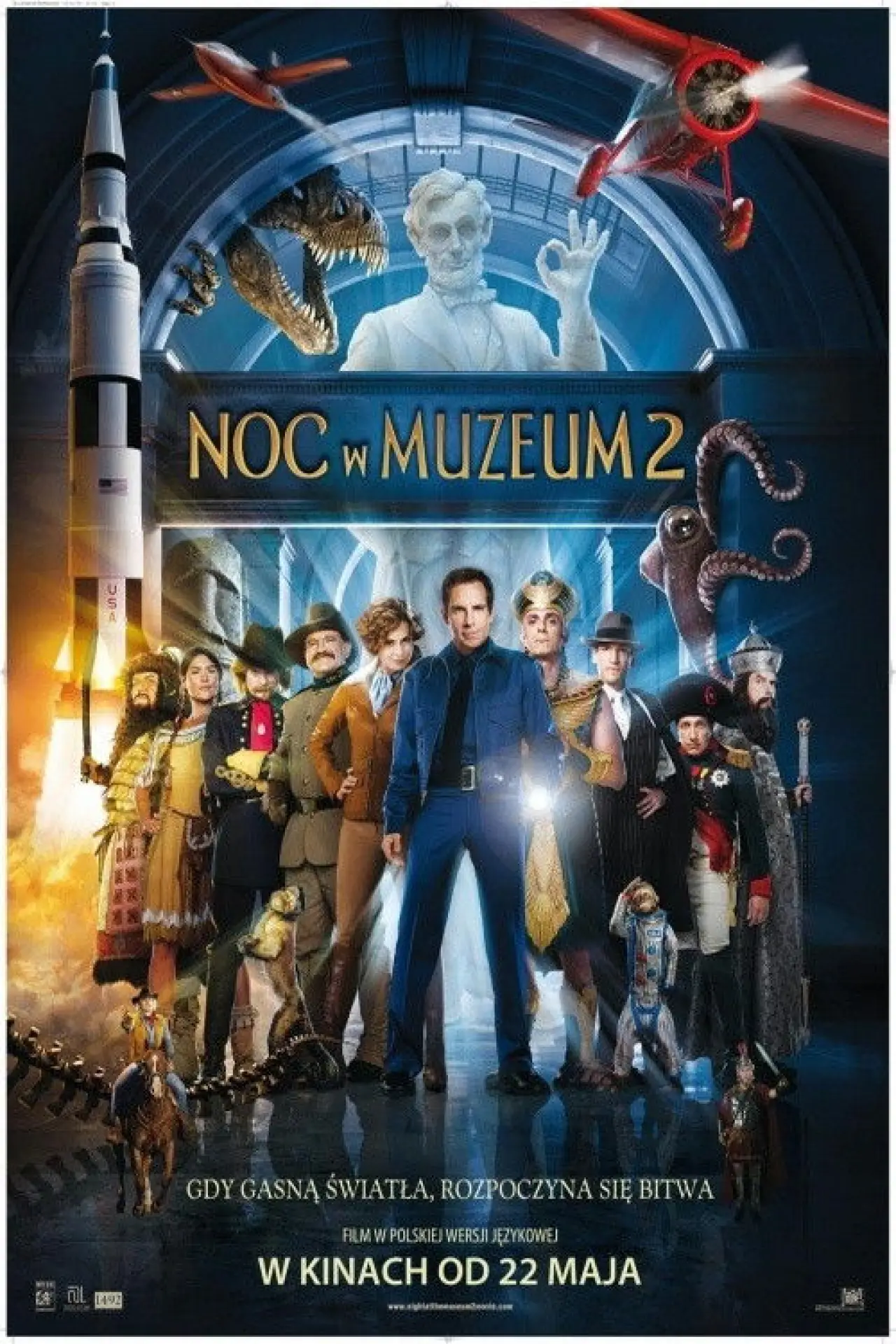 Plakat filmowy "Noc w muzeum 2"