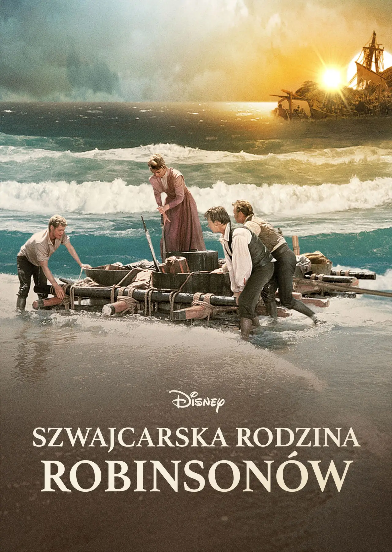 Plakat filmowy "Szwajcarska rodzina Robinsonów"