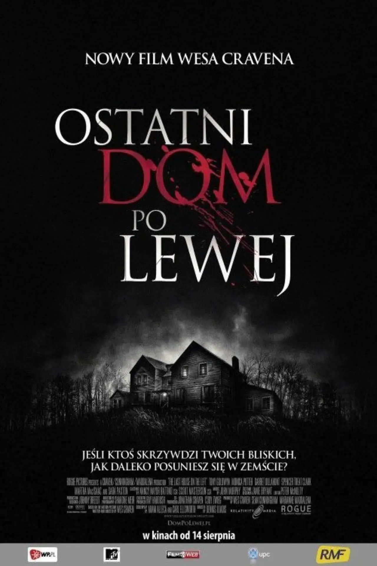 Plakat filmowy "Ostatni dom po lewej"