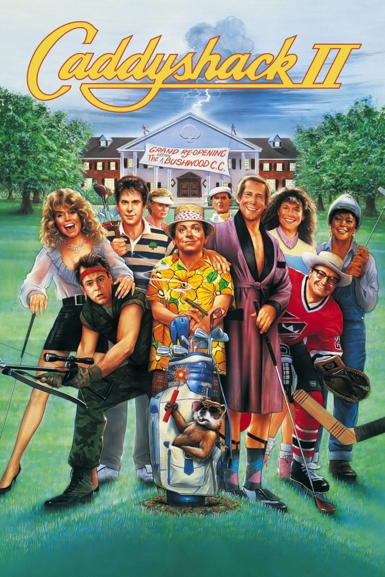 Plakat filmowy "Golfiarze II"