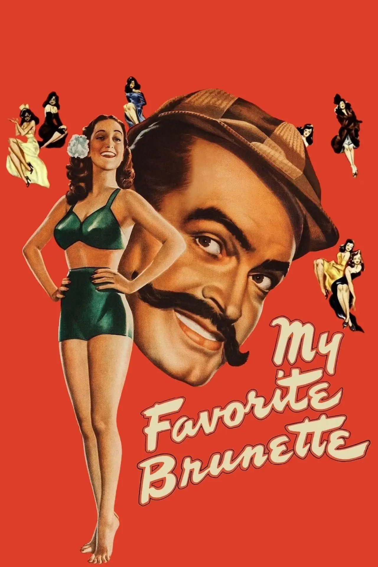 Plakat filmowy "My Favorite Brunette"