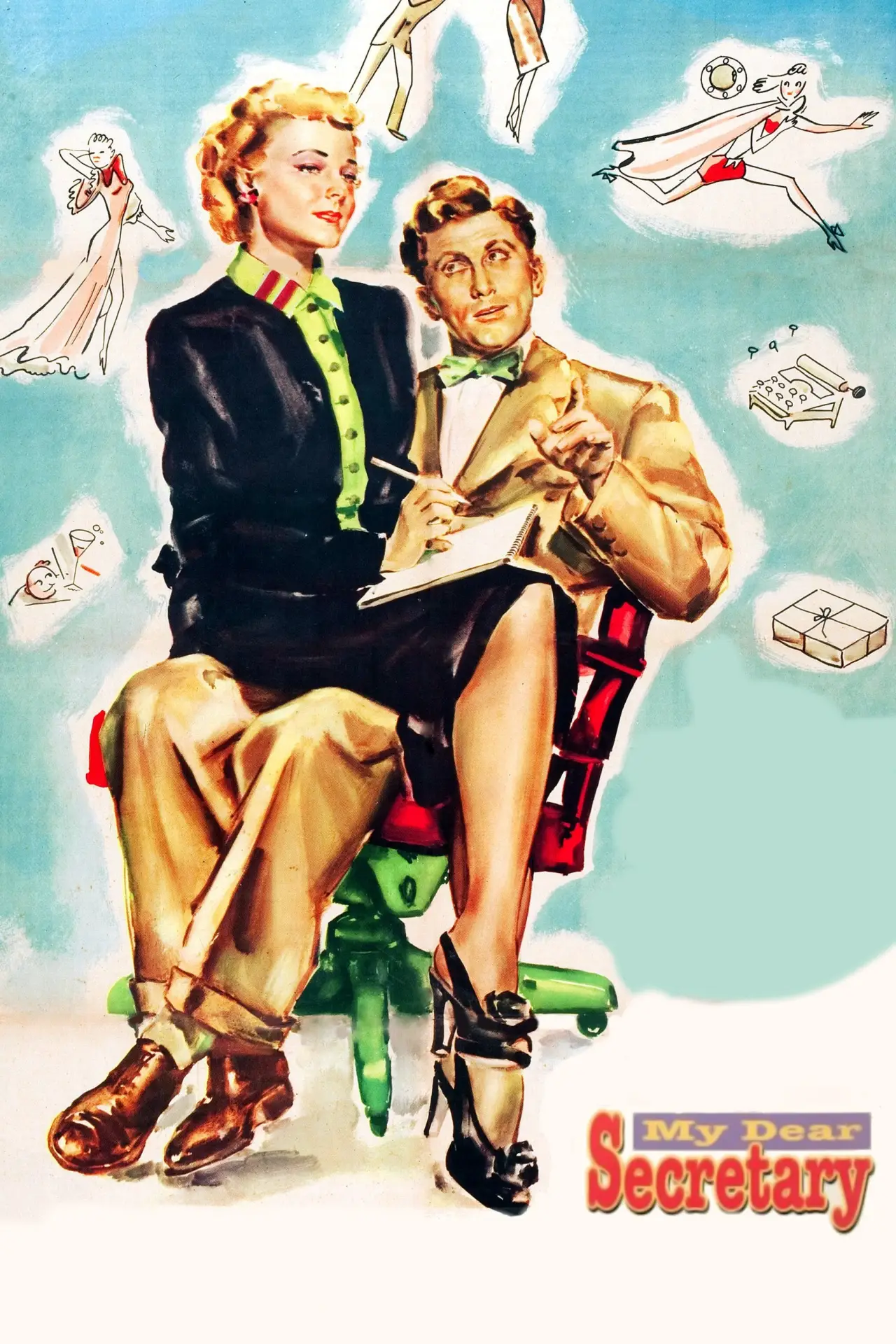 Plakat filmowy "My Dear Secretary"