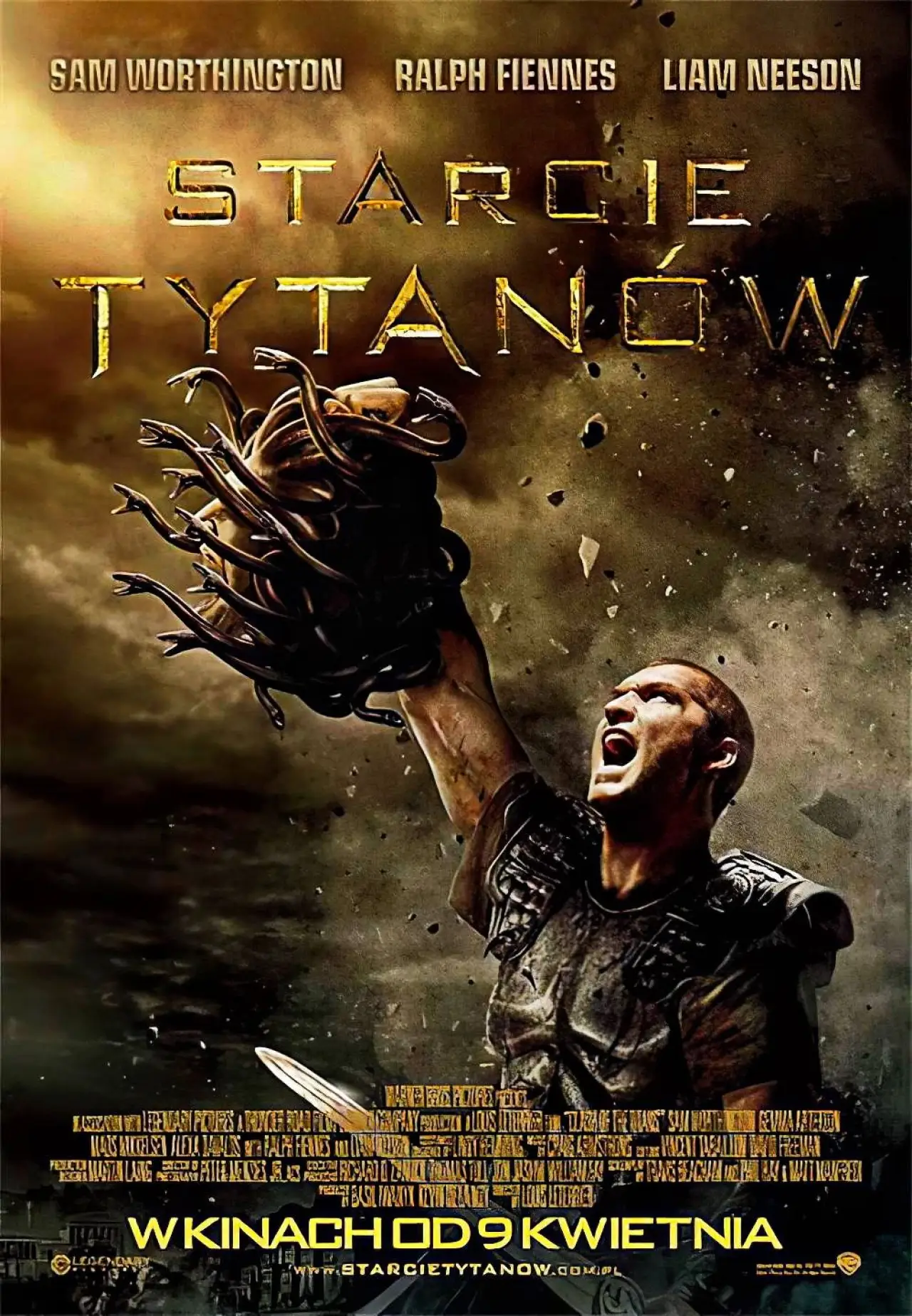 Plakat filmowy "Starcie tytanów"