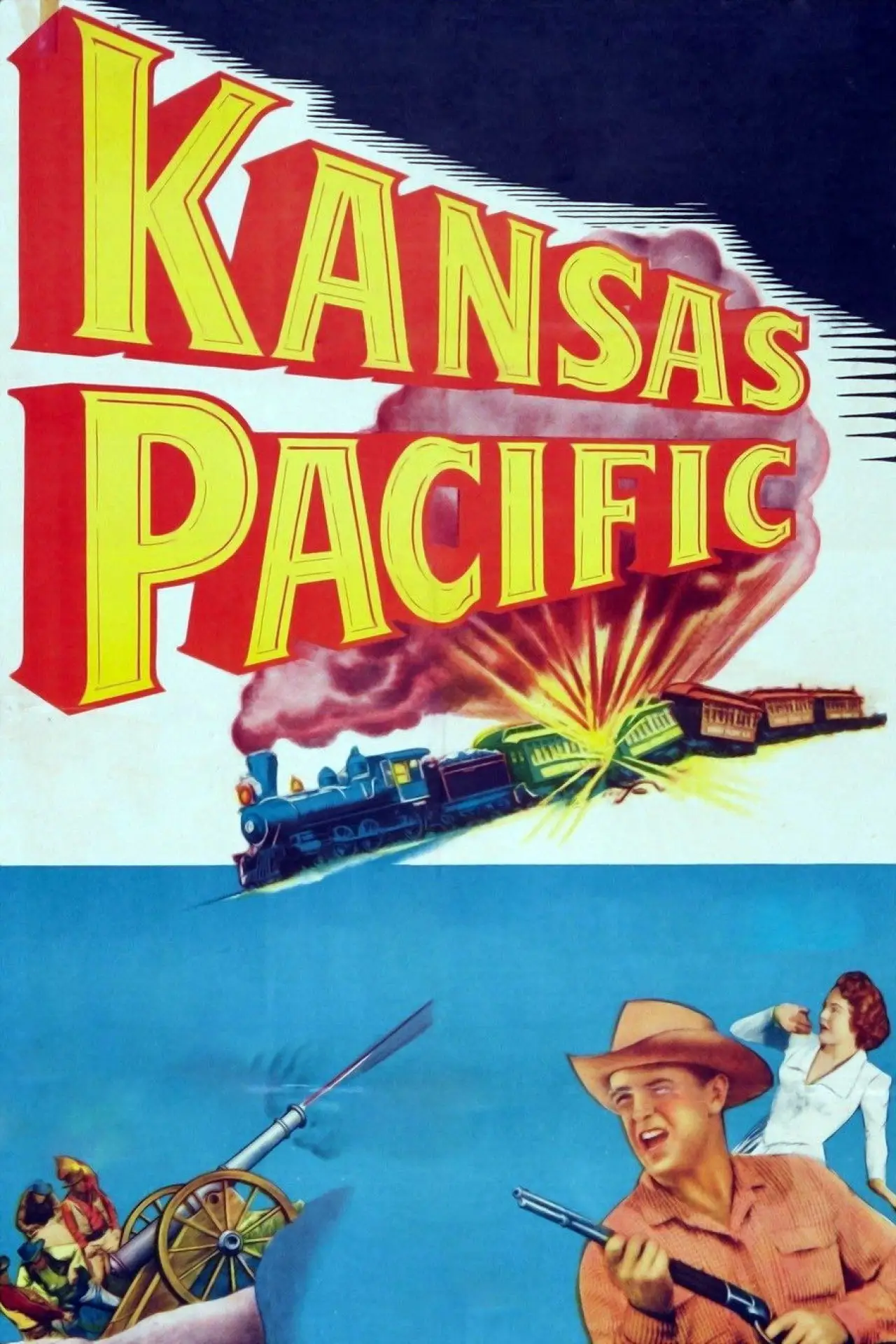 Plakat filmowy "Kansas Pacific"