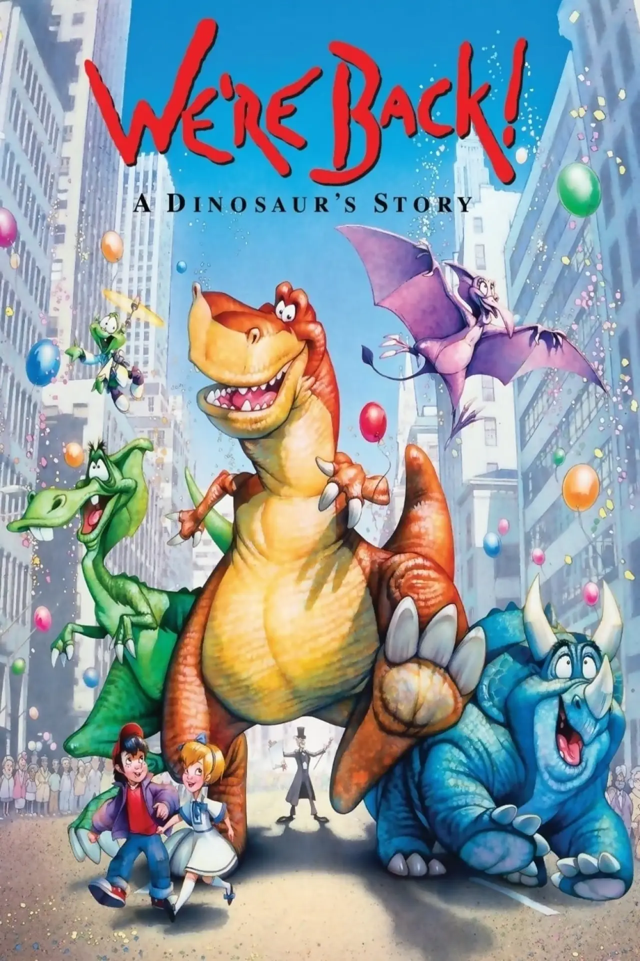 Plakat filmowy "Były sobie dinozaury"