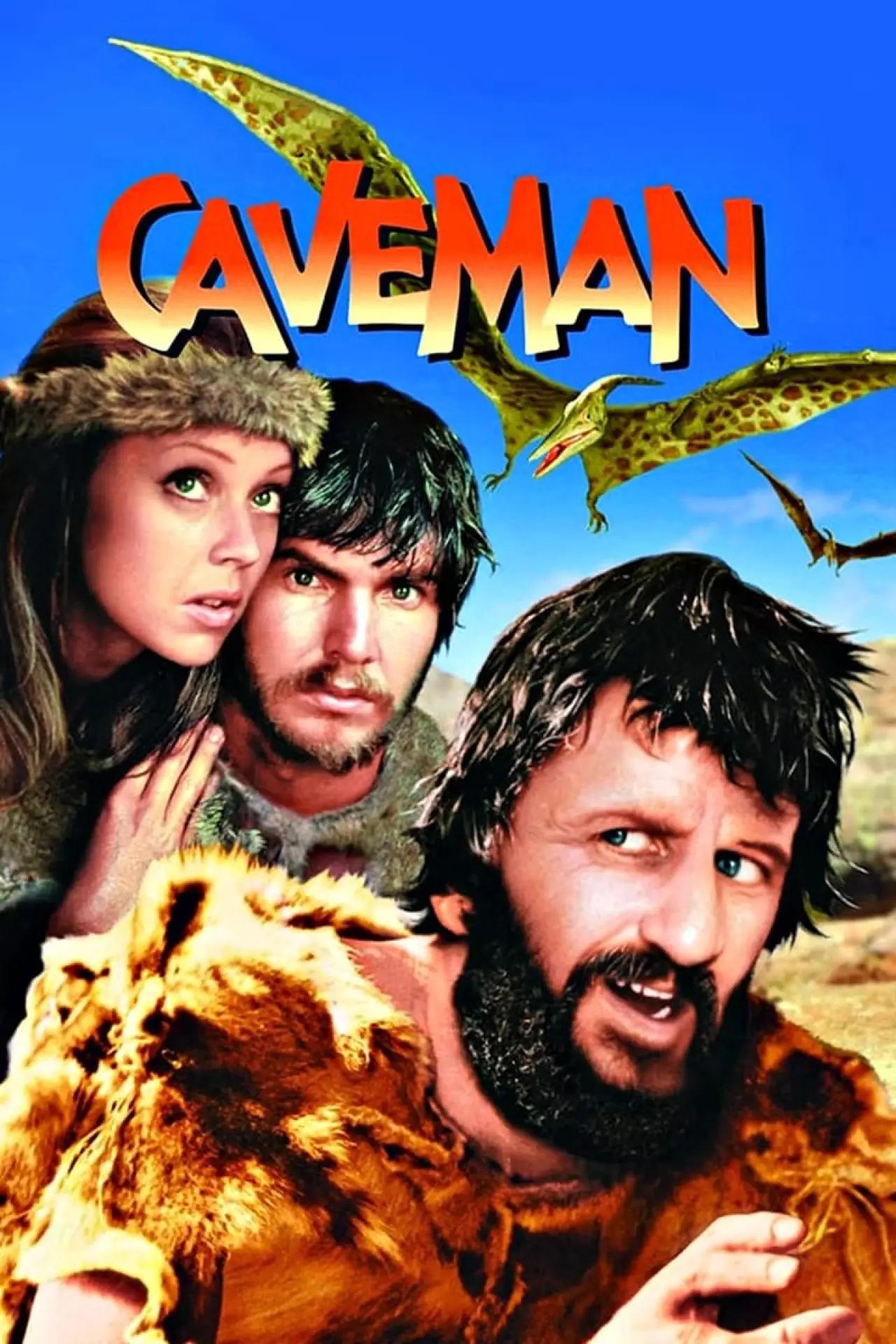 Plakat filmowy "Jaskiniowiec"