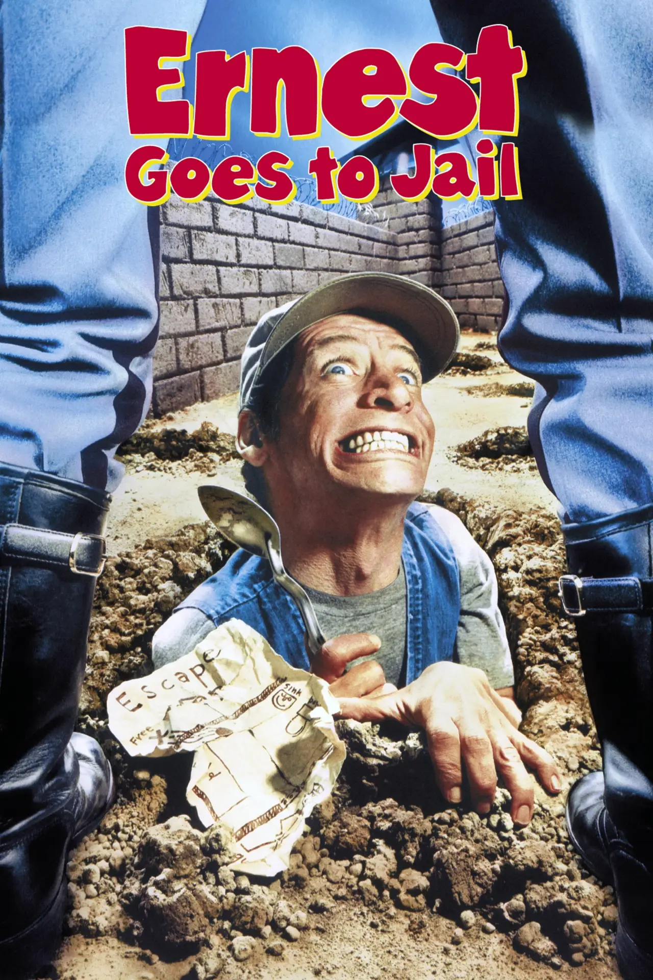 Plakat filmowy "Ernest Goes to Jail"