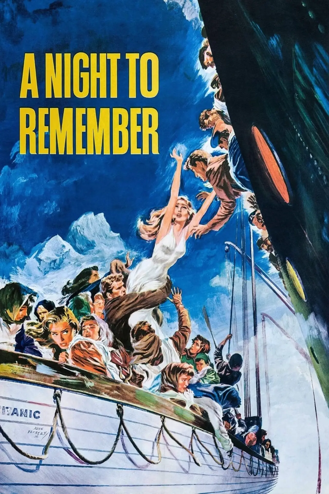 Plakat filmowy "SOS Titanic"