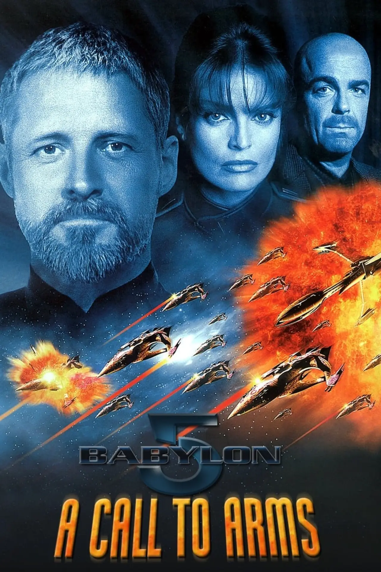 Plakat filmowy "Babylon 5: Alarm dla Ziemi"