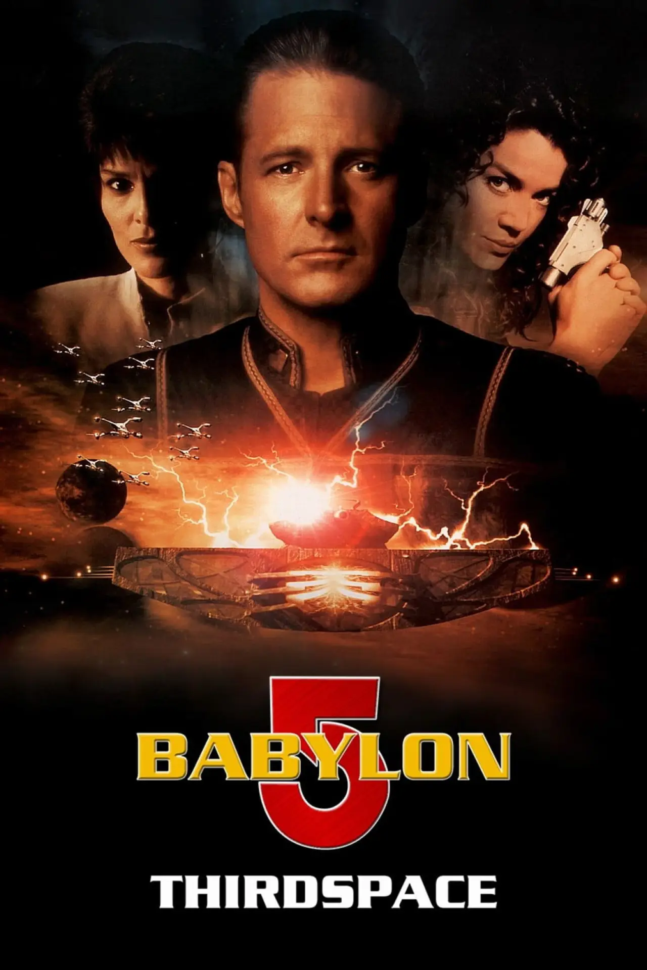 Plakat filmowy "Babylon 5: Trzecia Przestrzeń"