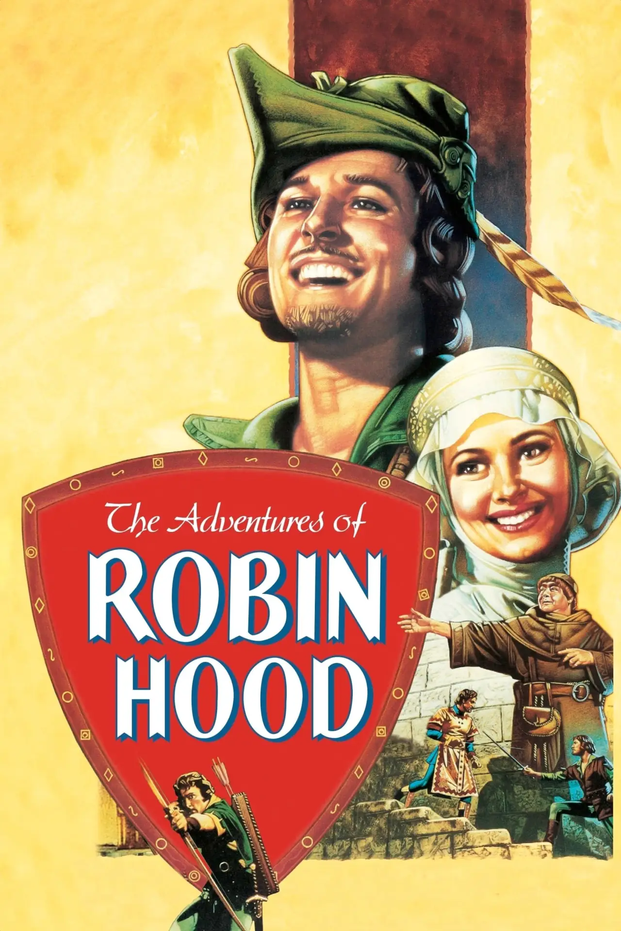 Plakat filmowy "Przygody Robin Hooda"
