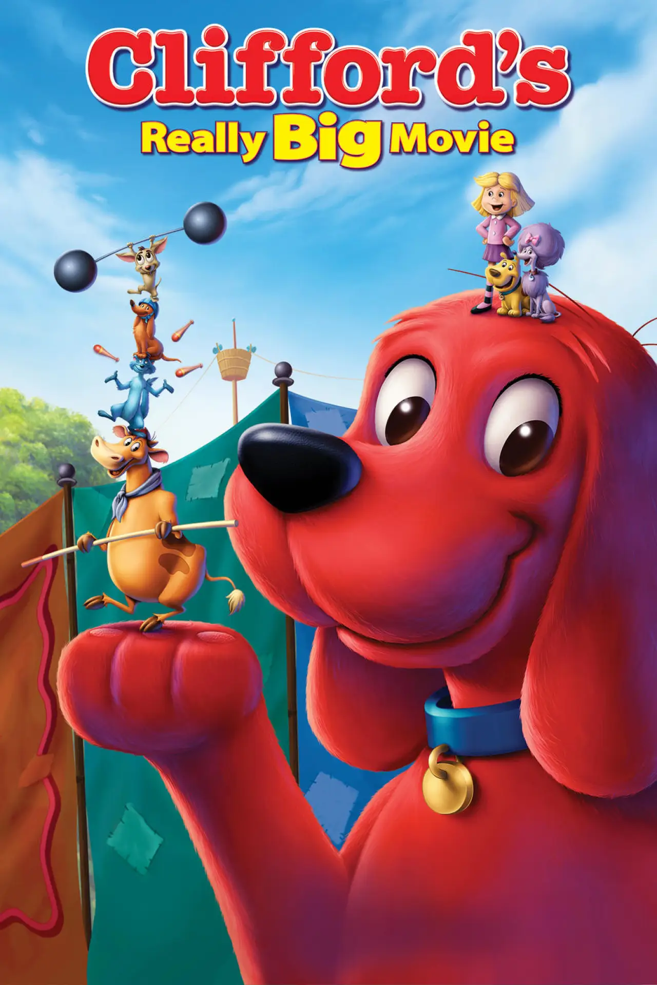 Plakat filmowy "Wielka przygoda Clifforda"