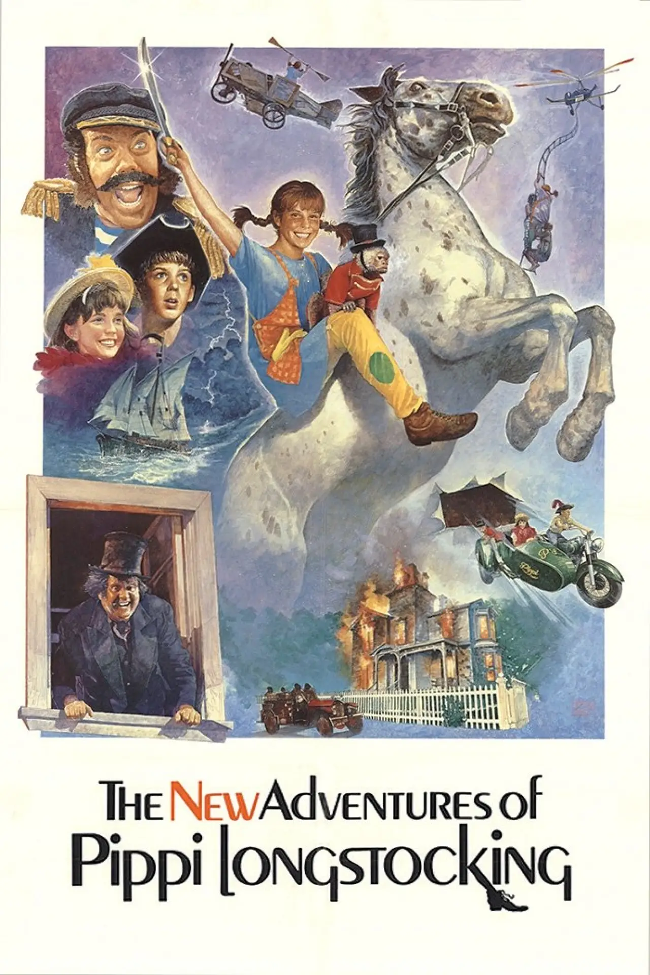 Plakat filmowy "Nowe przygody Pippi Langstrumpf"