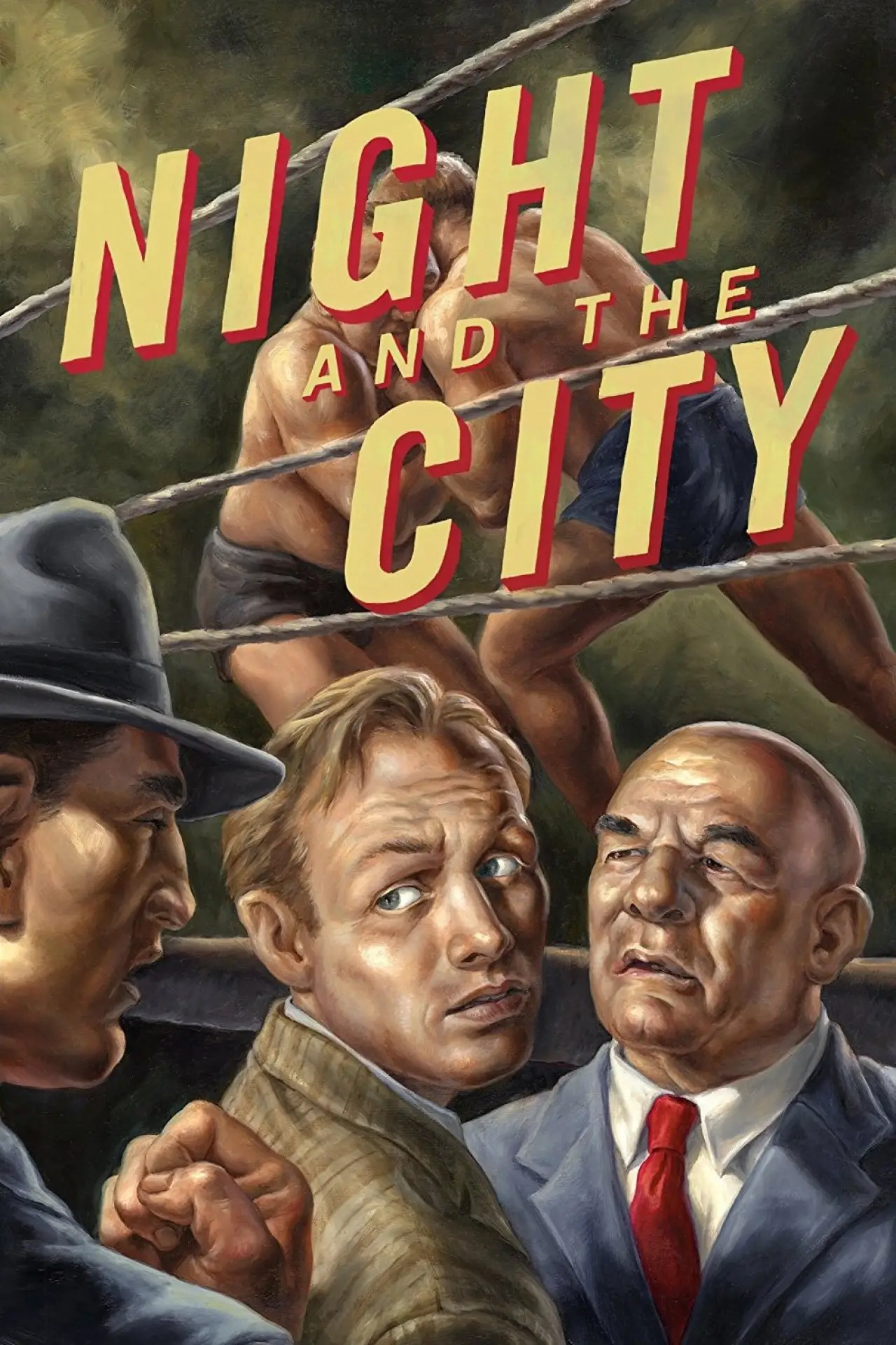Plakat filmowy "Noc i miasto"