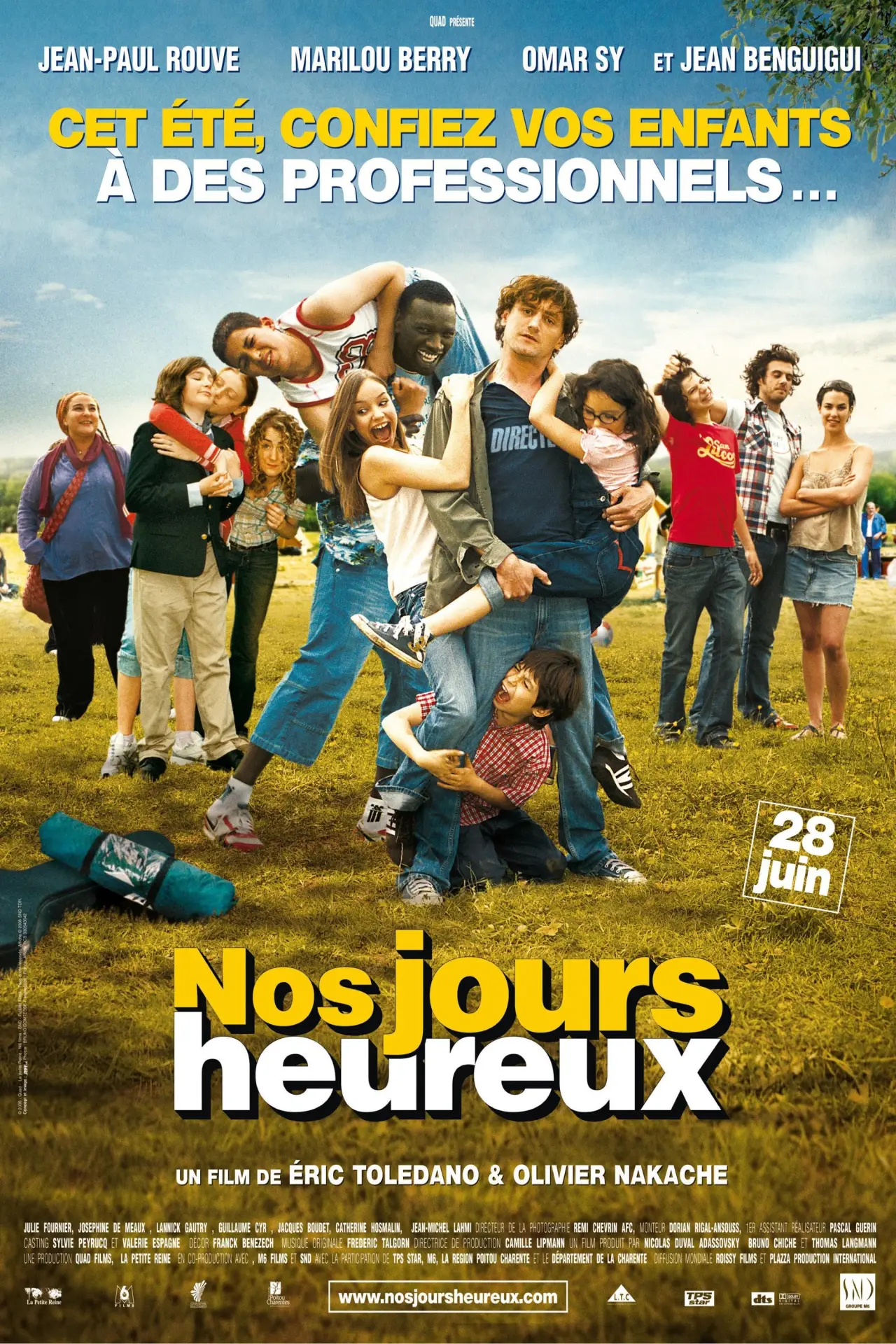 Plakat filmowy "Nos jours heureux"