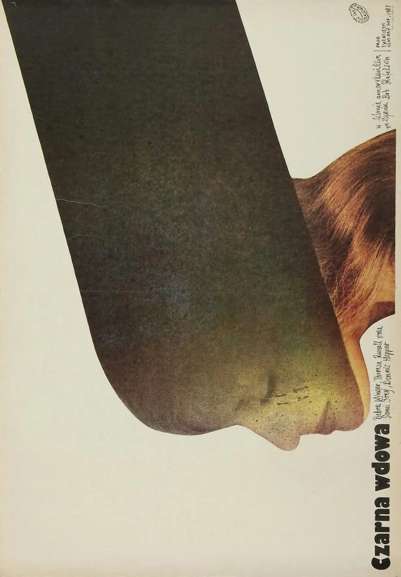 Plakat filmowy "Czarna wdowa"
