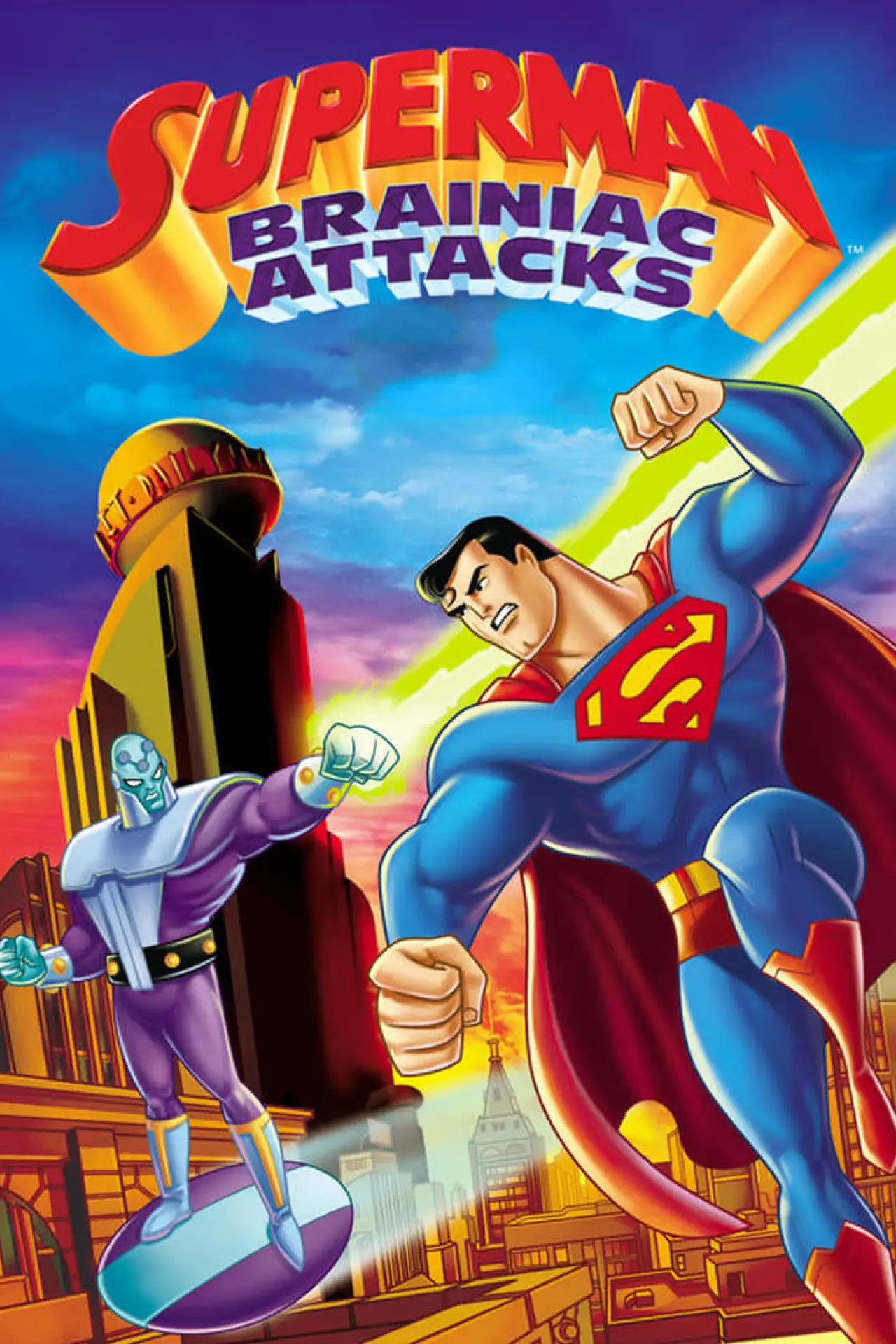 Plakat filmowy "Superman: Brainiac Attacks"
