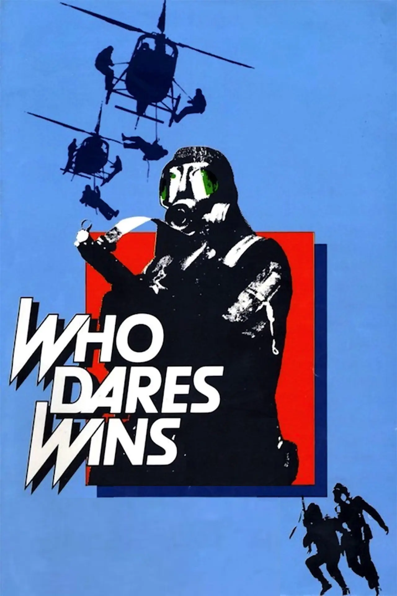 Plakat filmowy "Who Dares Wins"