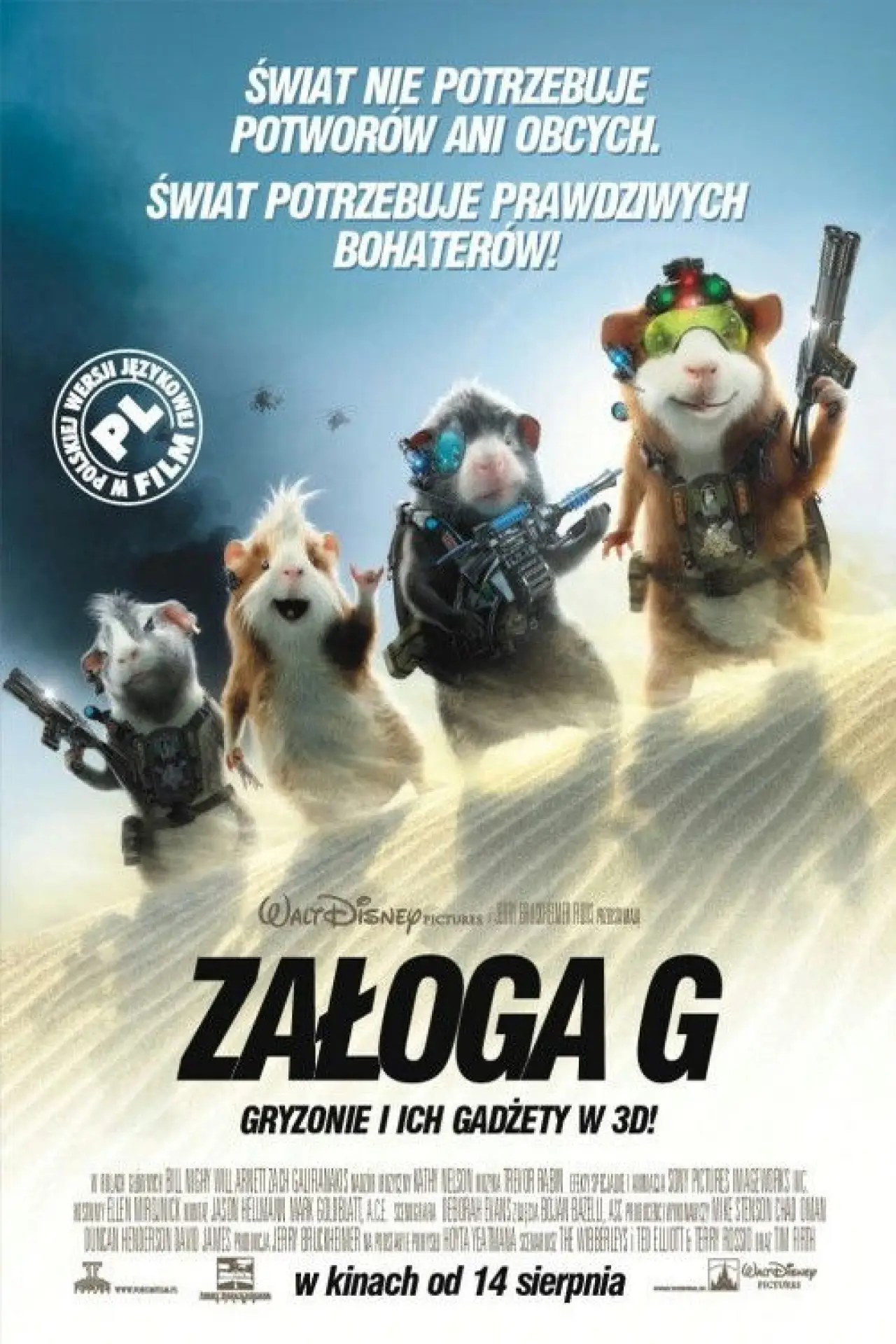 Plakat filmowy "Załoga G"