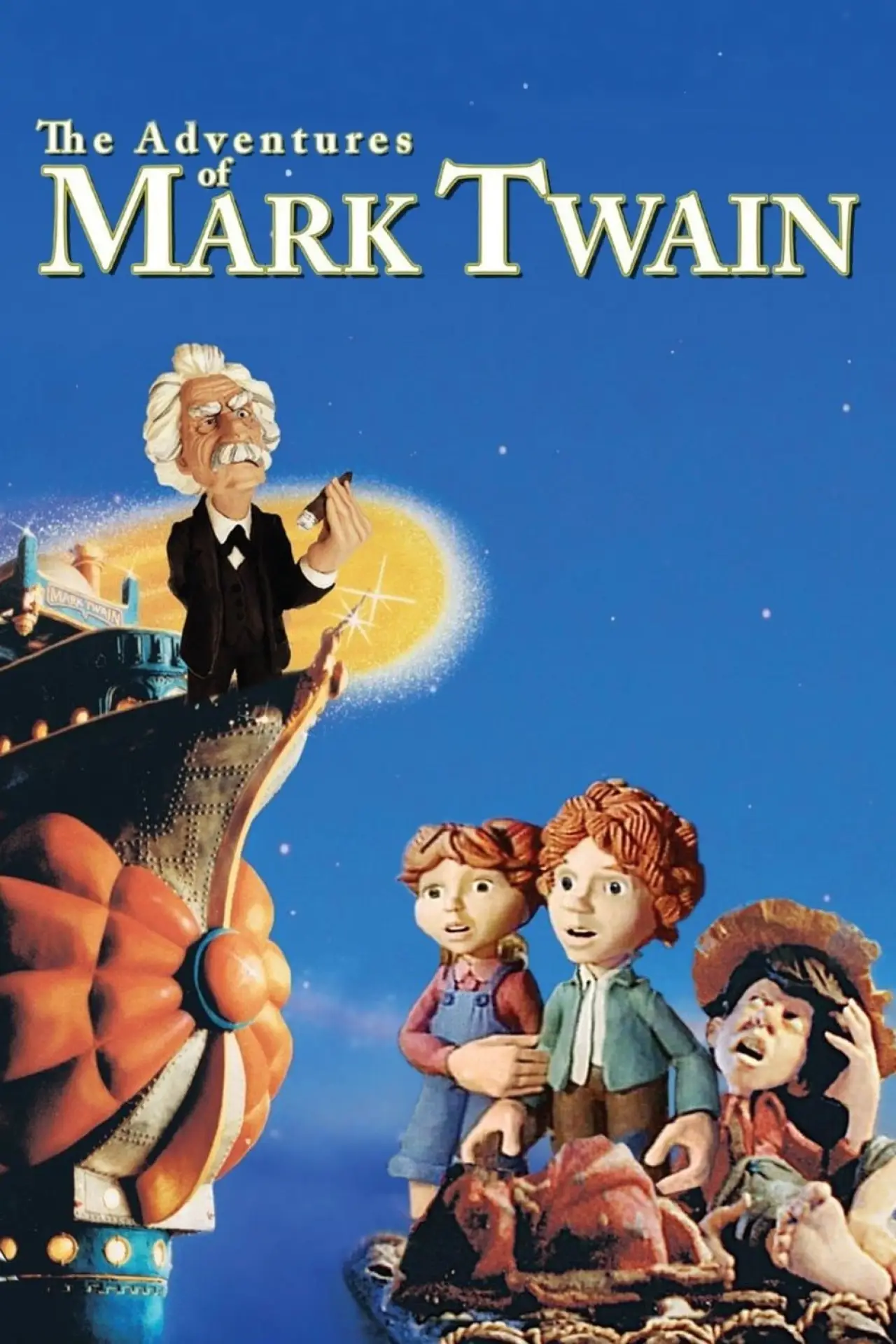 Plakat filmowy "The Adventures of Mark Twain"