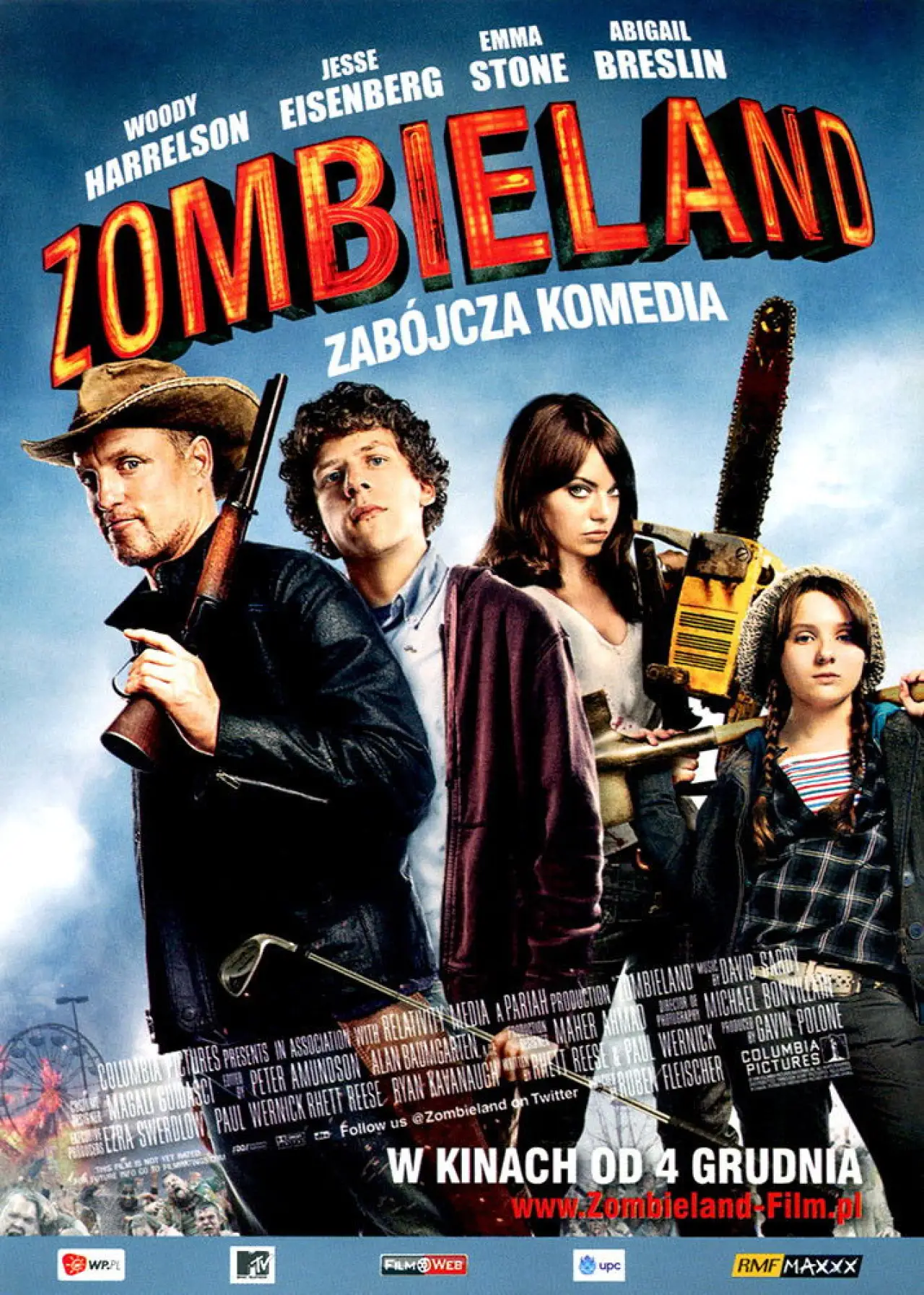 Plakat filmowy "Zombieland"