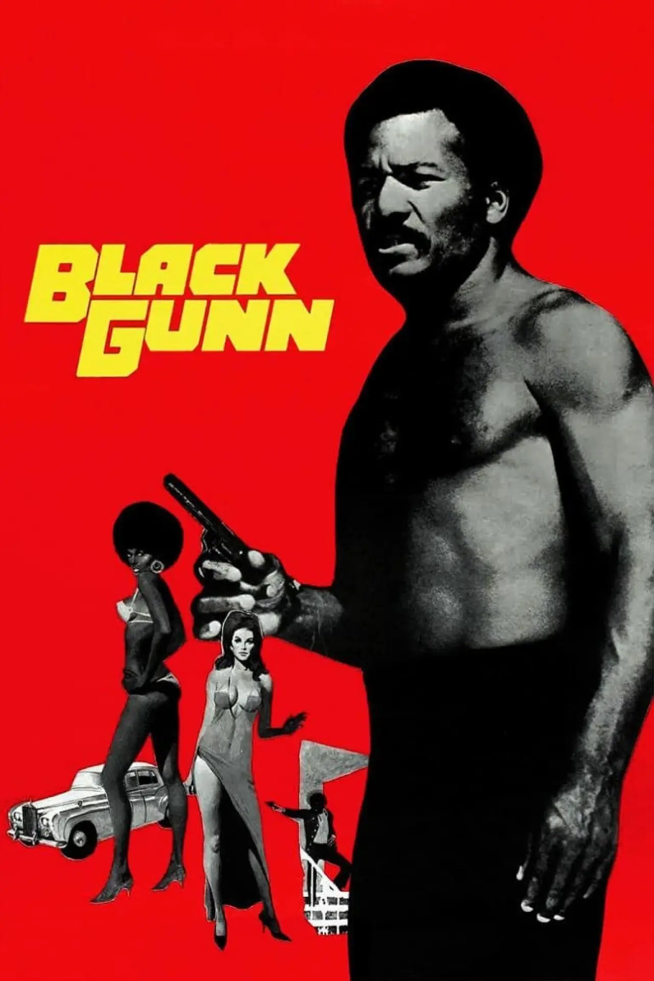 Plakat filmowy "Black Gunn"
