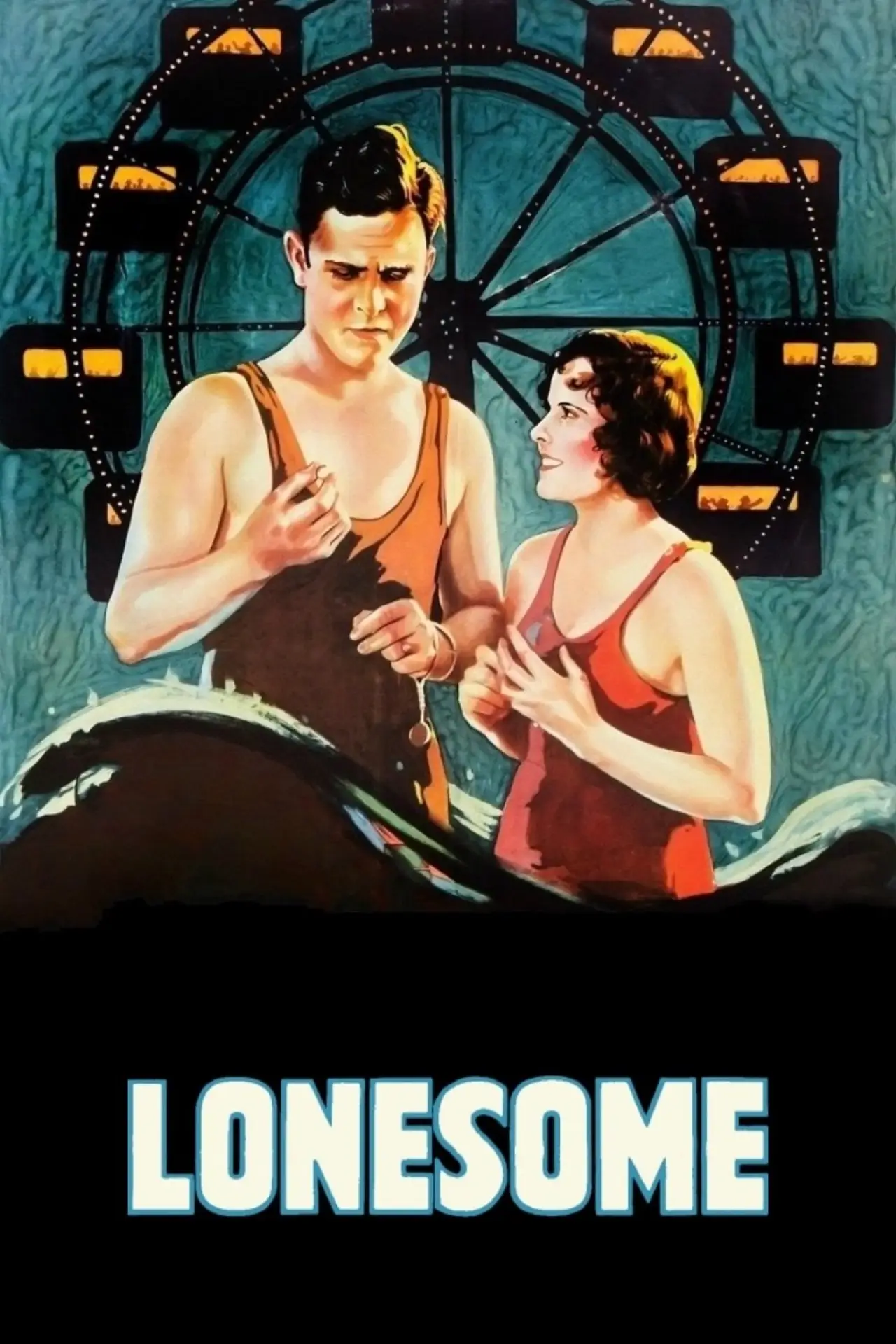 Plakat filmowy "Samotni"