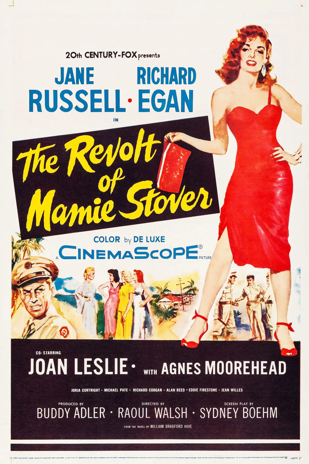 Plakat filmowy "The Revolt of Mamie Stover"