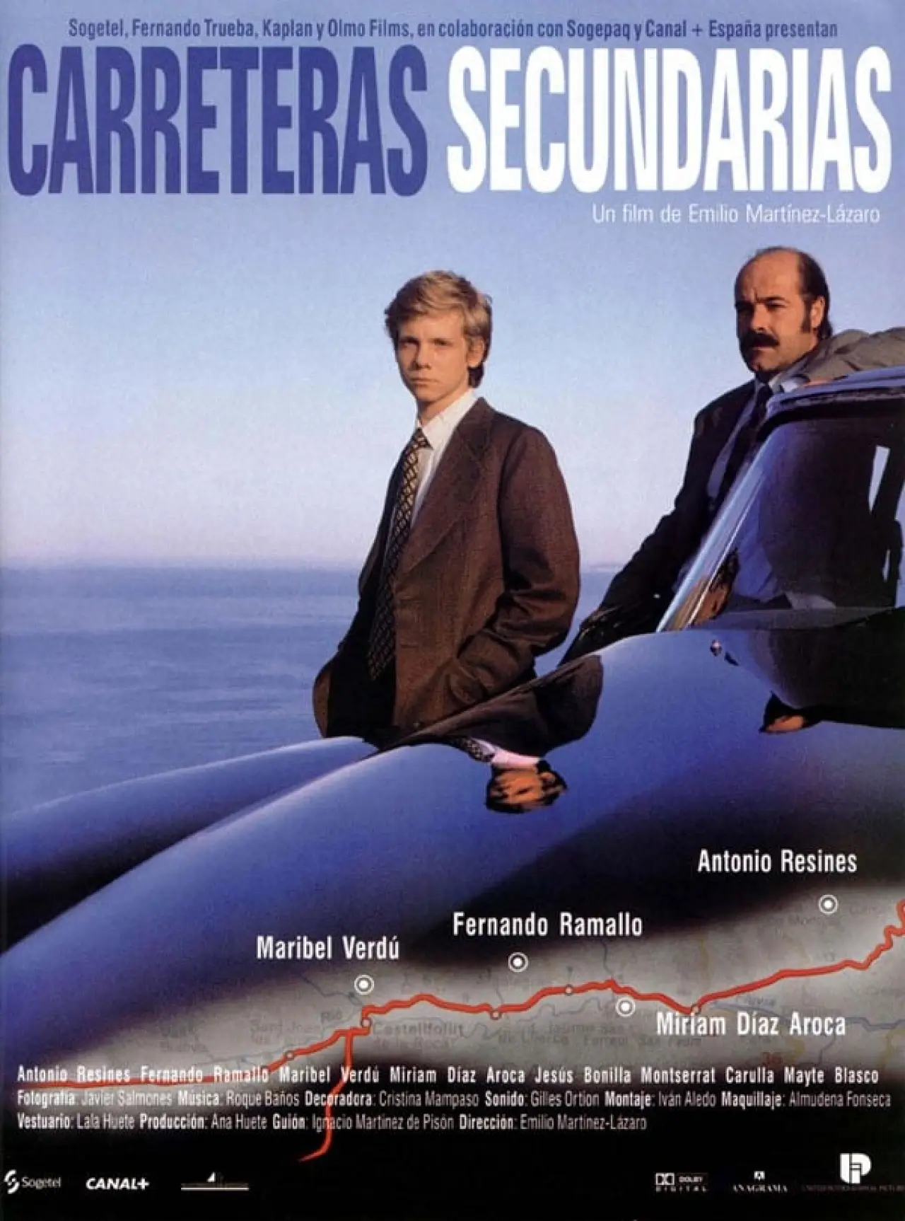 Plakat filmowy "Carreteras secundarias"