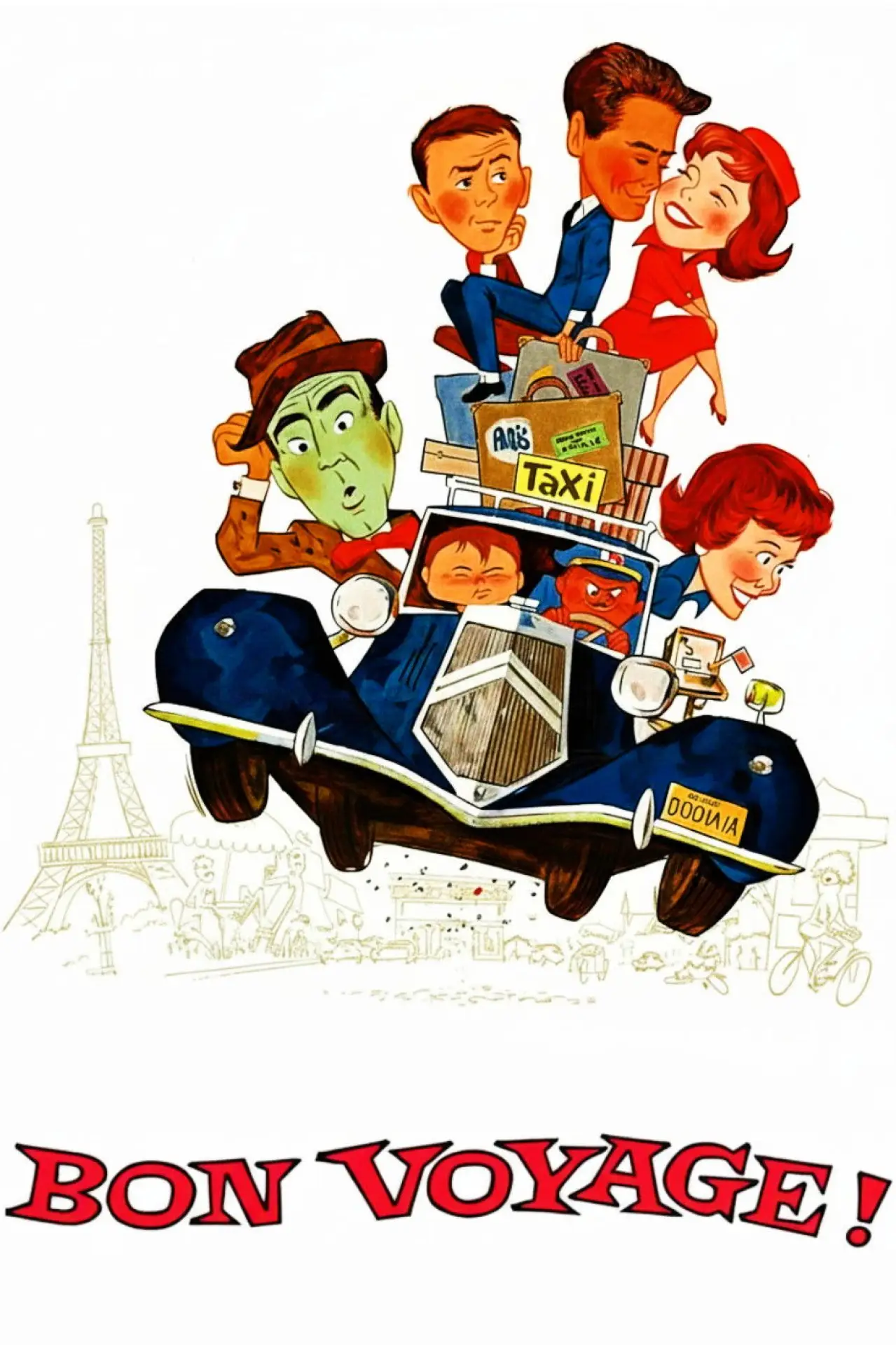 Plakat filmowy "Bon Voyage!"