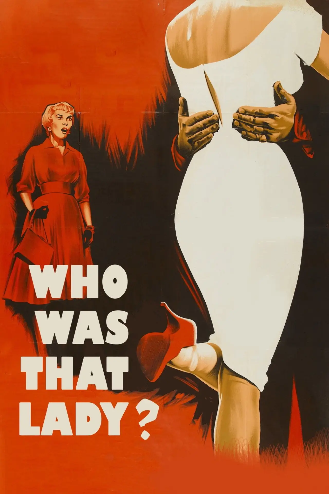 Plakat filmowy "Who Was That Lady?"
