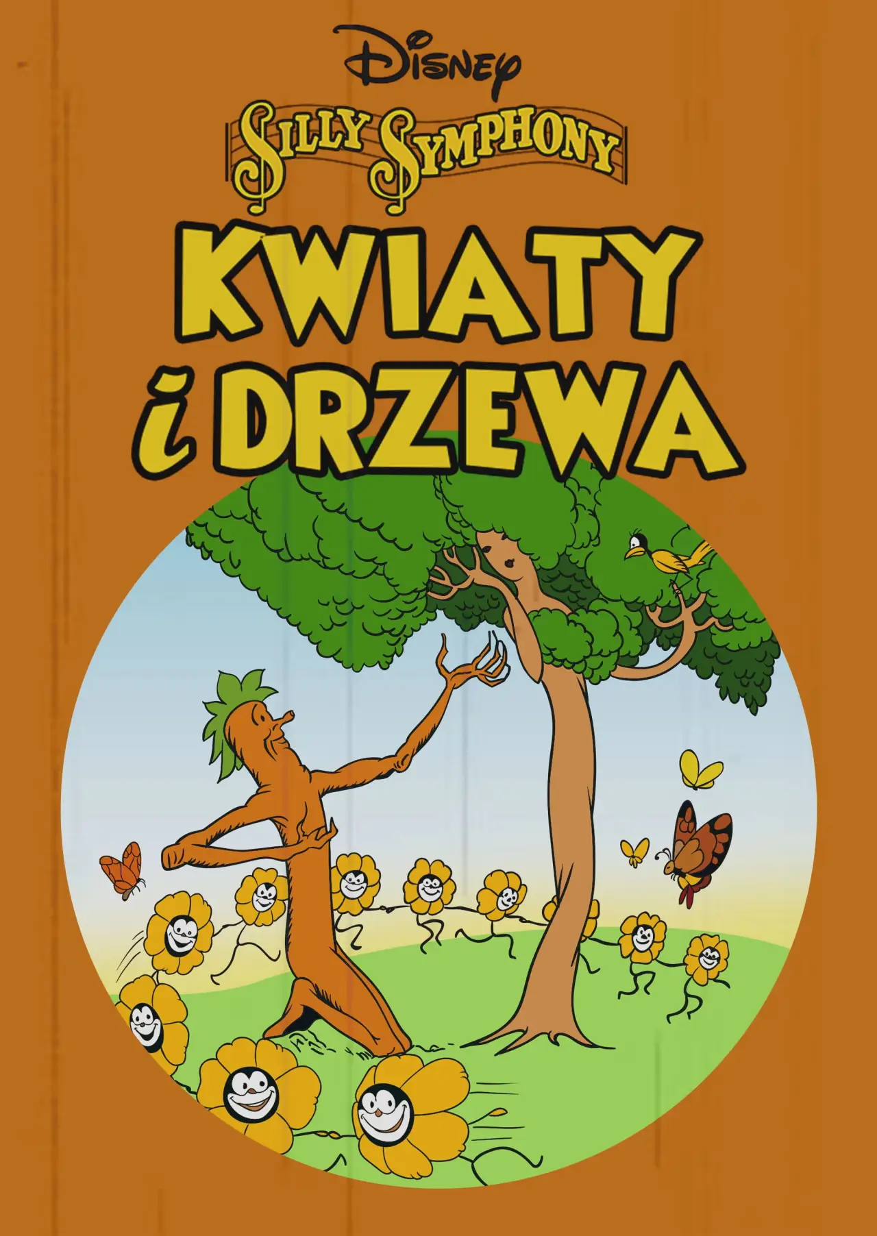 Plakat filmowy "Kwiaty i drzewa"