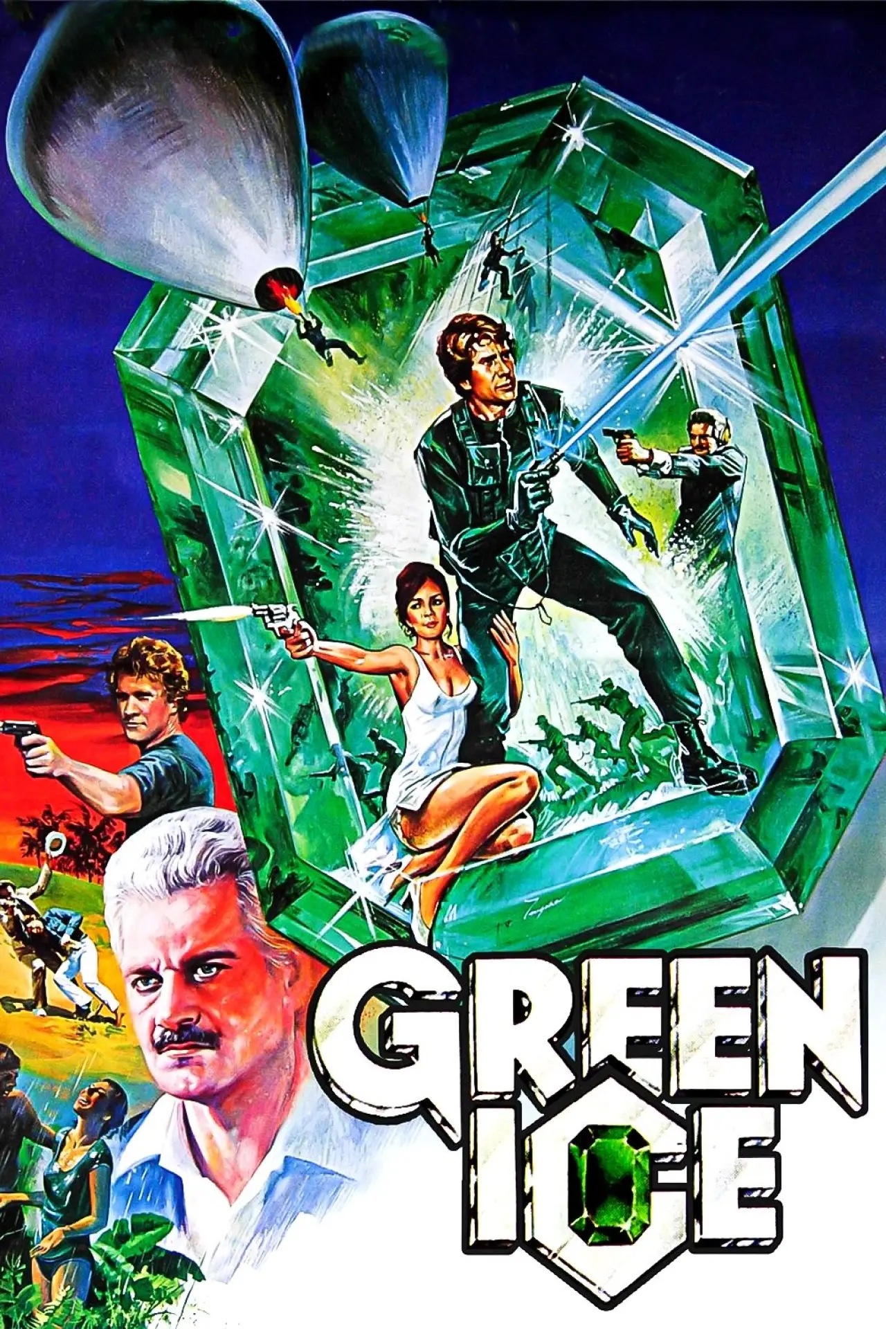 Plakat filmowy "Zielony lód"
