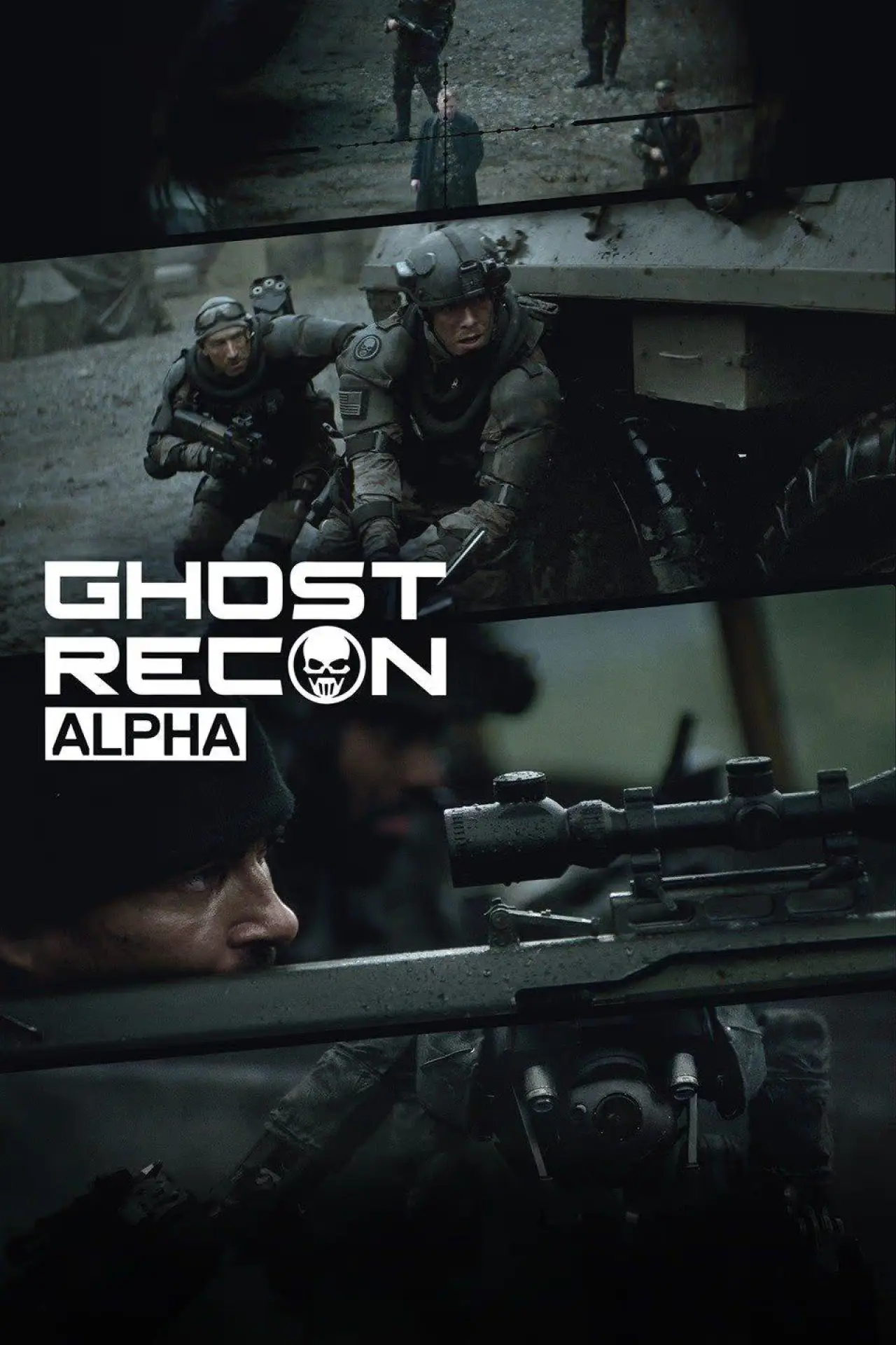 Plakat filmowy "Ghost Recon Alpha: Żołnierz przyszłości według Toma Clany