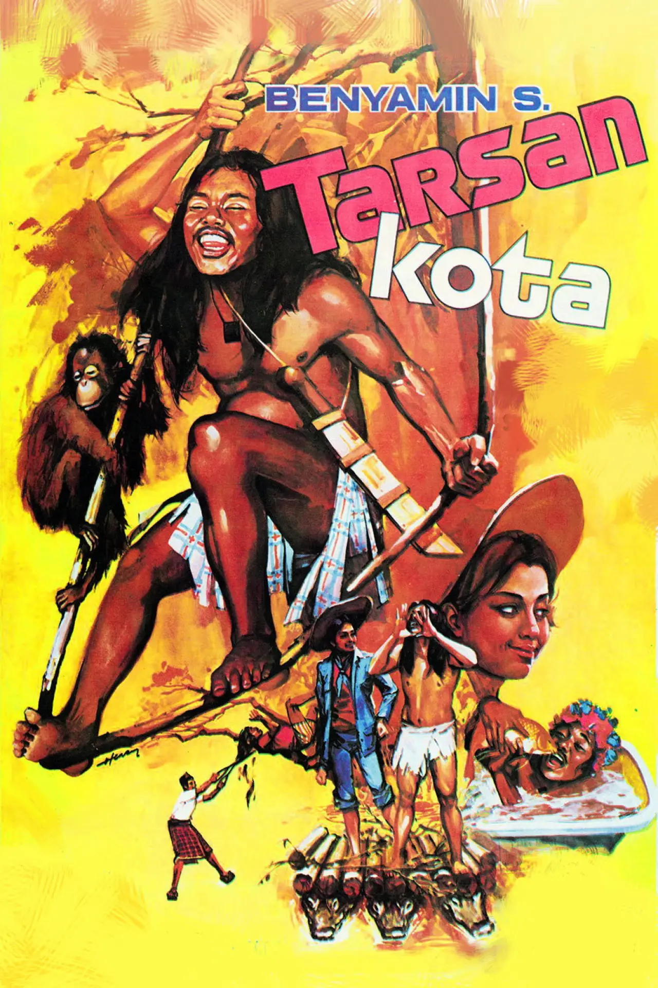 Plakat filmowy "Tarsan Kota"
