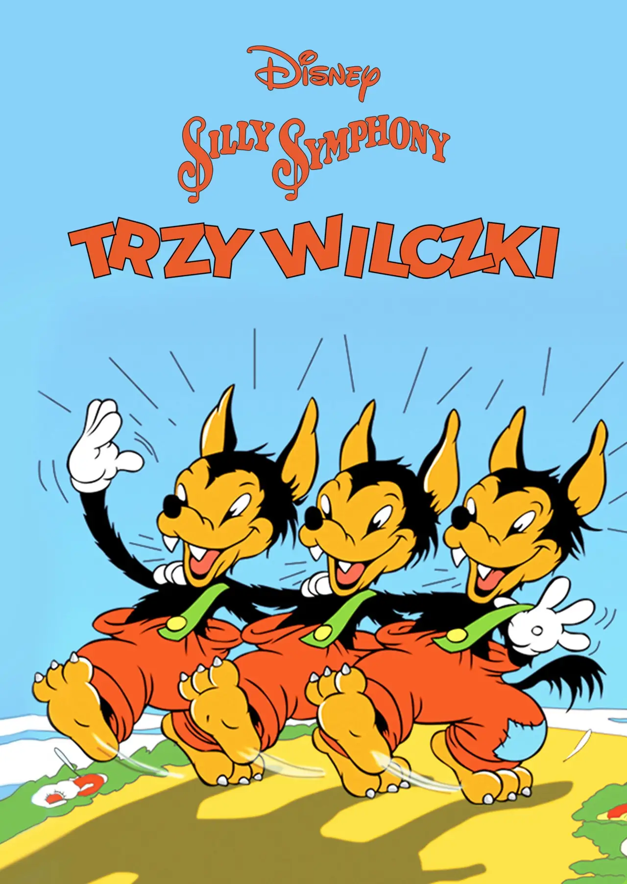 Plakat filmowy "Trzy wilczki"
