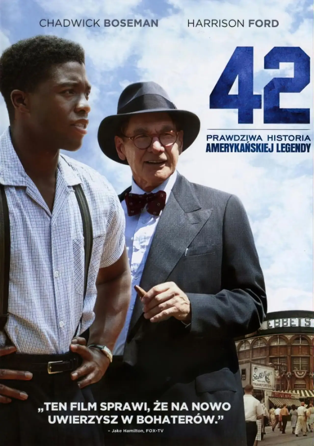 Plakat filmowy "42. Prawdziwa historia amerykańskiej legendy"