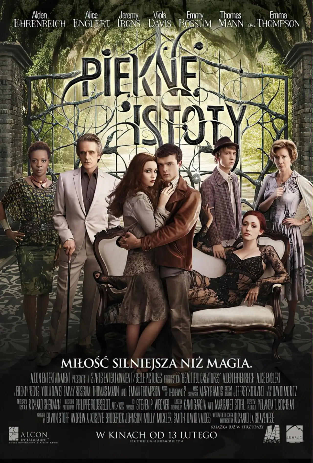 Plakat filmowy "Piękne Istoty"