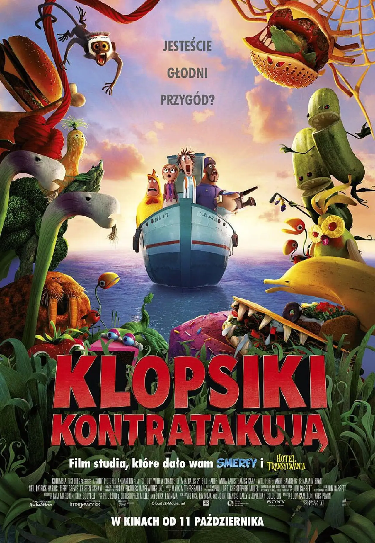 Plakat filmowy "Klopsiki kontratakują"